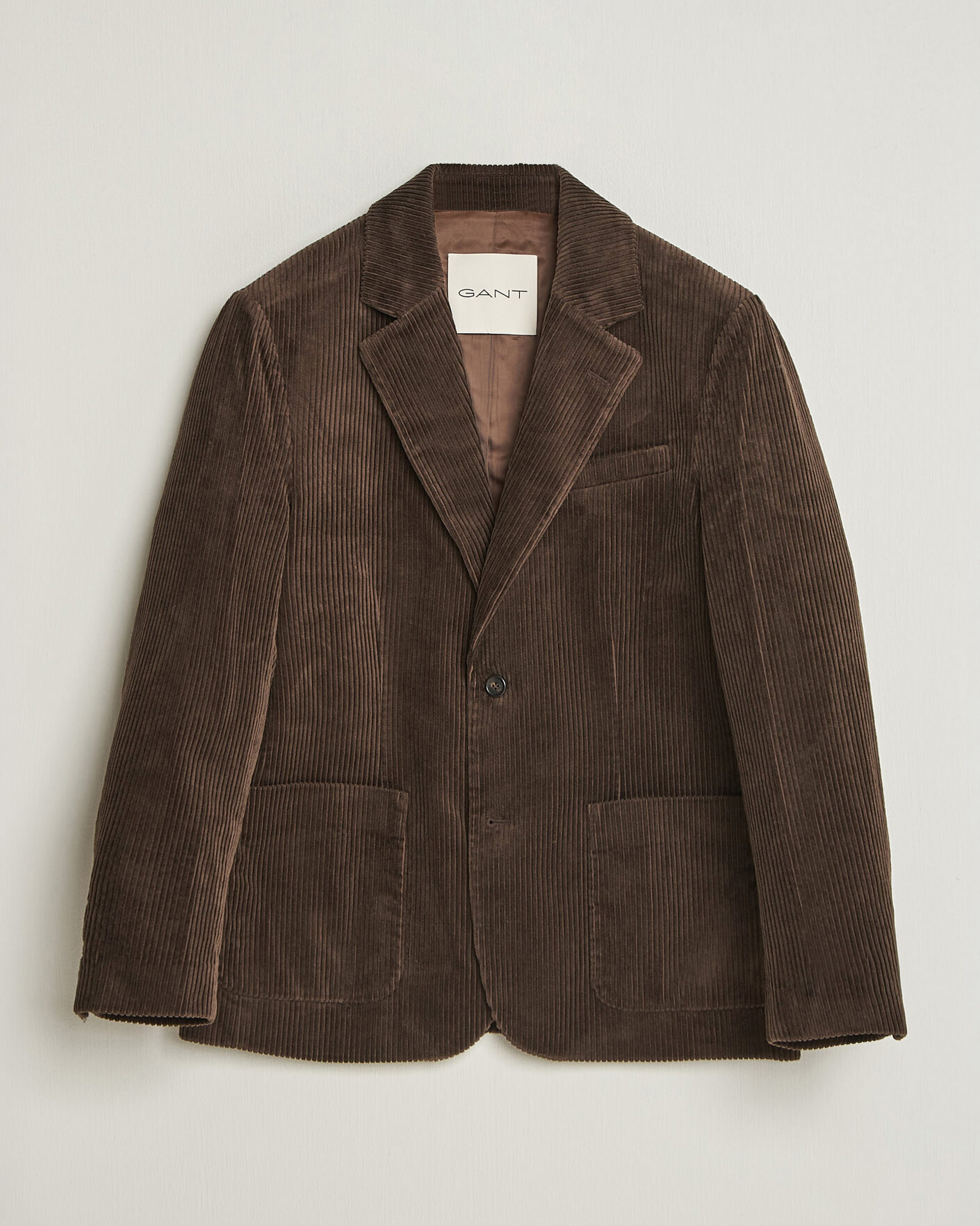 Uomini | Blazers | Gant | Corduroy Blazer Black Brown