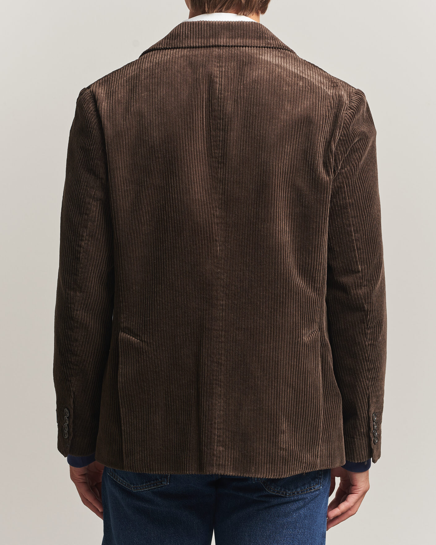 Uomini | Blazers | Gant | Corduroy Blazer Black Brown