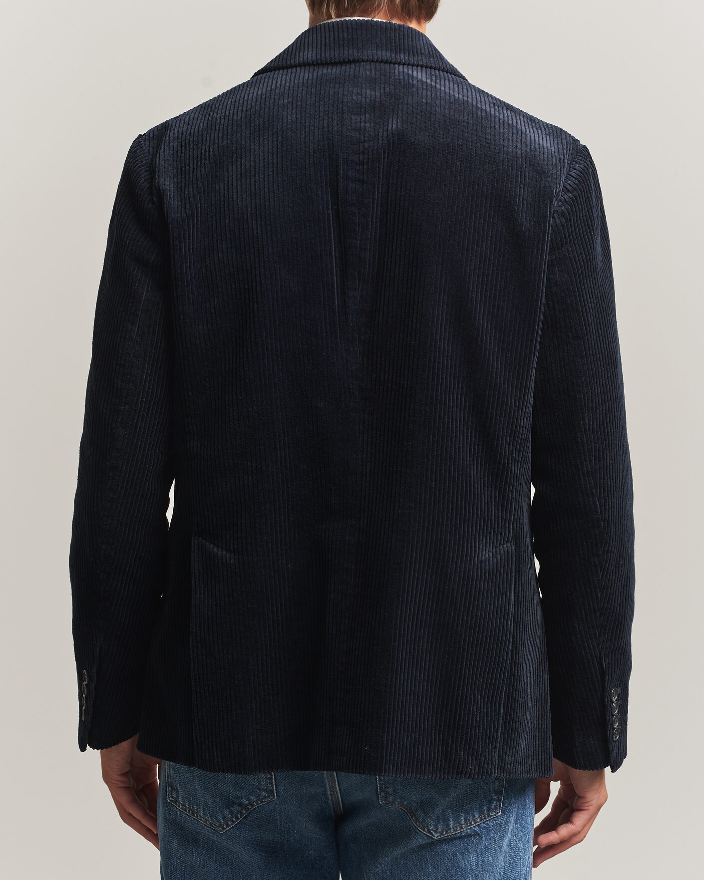 Uomini | Blazers | Gant | Corduroy Blazer Evening Blue