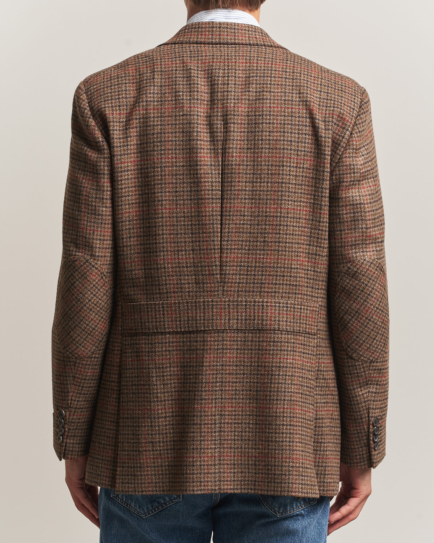Uomini | Giacche | Gant | British Tweed Blazer Shadow Brown