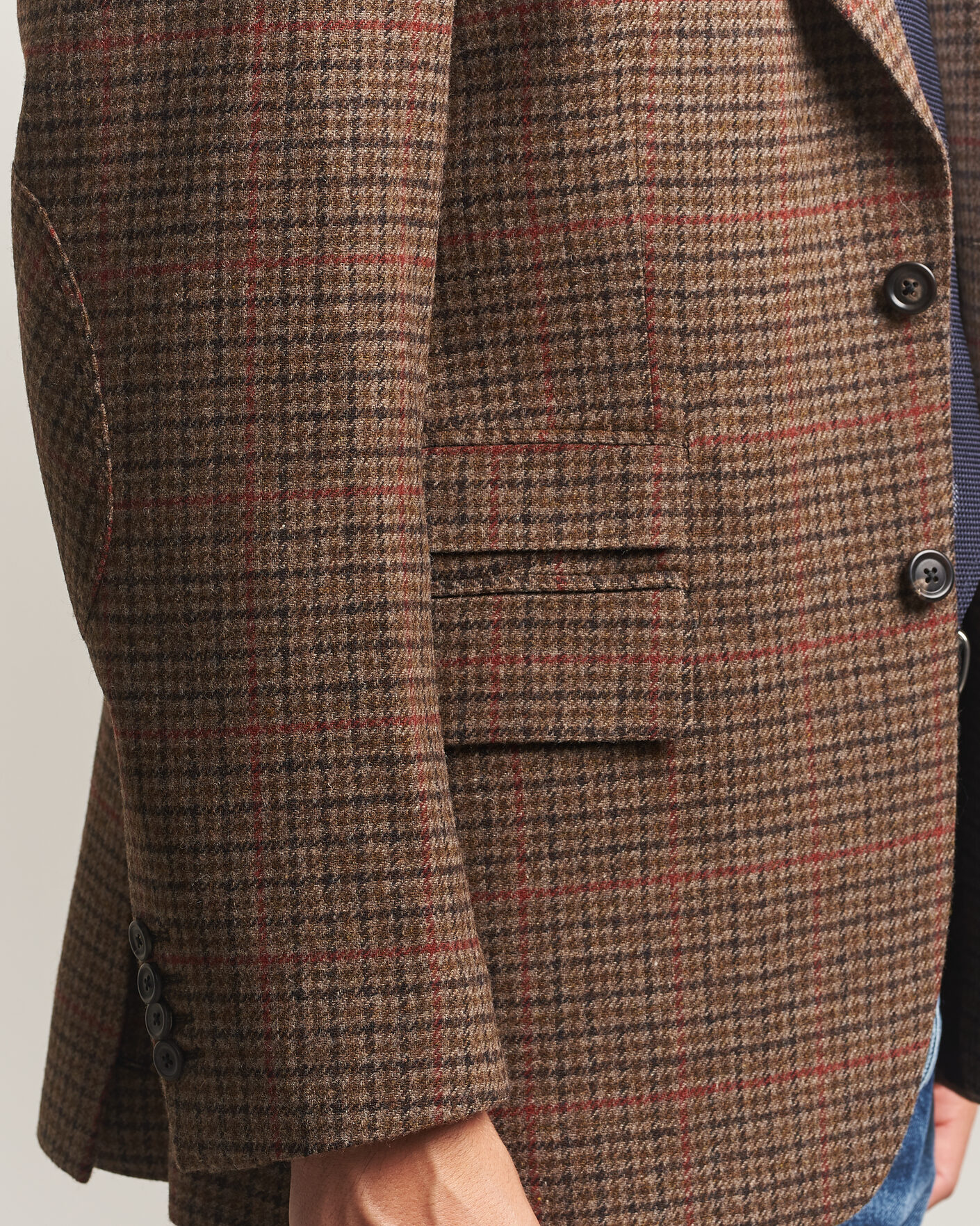 Uomini | Giacche | Gant | British Tweed Blazer Shadow Brown