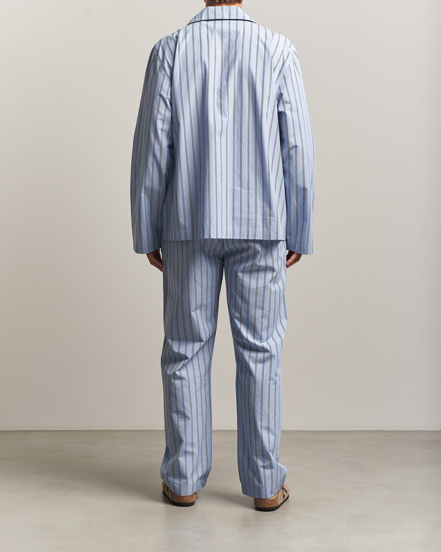 Uomini | Accappatoi & Pigiami | Gant | Poplin Striped Pyjama Set Light Blue