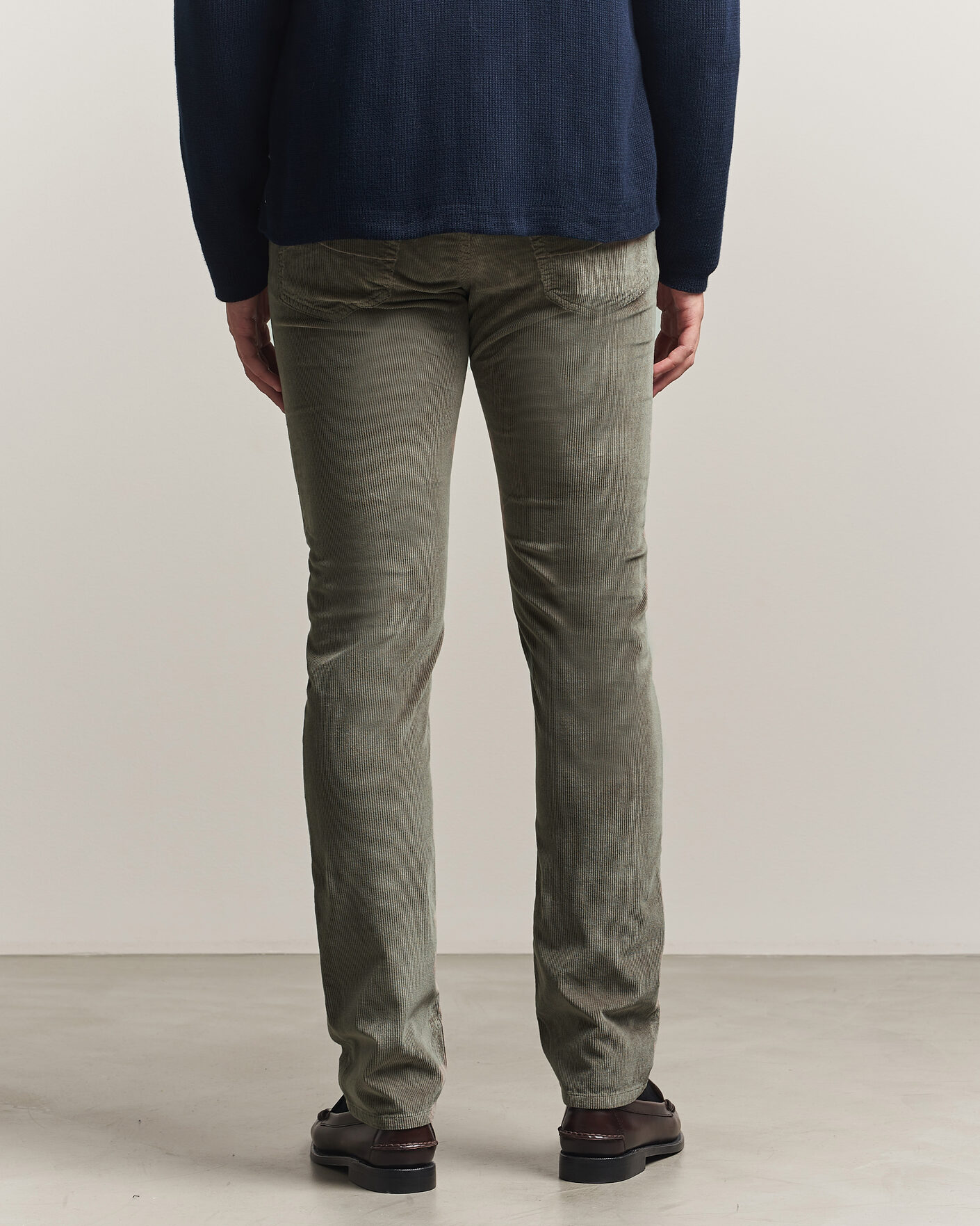 Uomini | Pantaloni | Jacob Cohën | Bard 5-Pocket Medium Corduroy Trousers Taupe