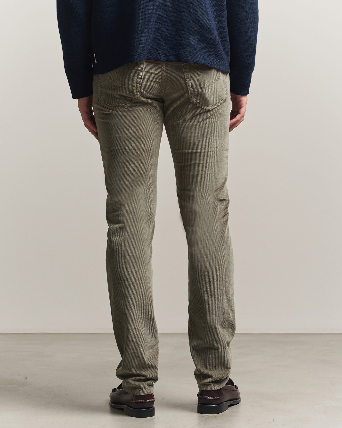 Uomini | Pantaloni | Jacob Cohën | Bard 5-Pocket Medium Corduroy Trousers Taupe