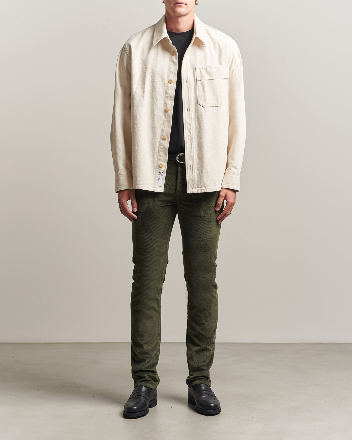 Uomini | Pantaloni | Jacob Cohën | Bard 5-Pocket Medium Corduroy Trousers Green