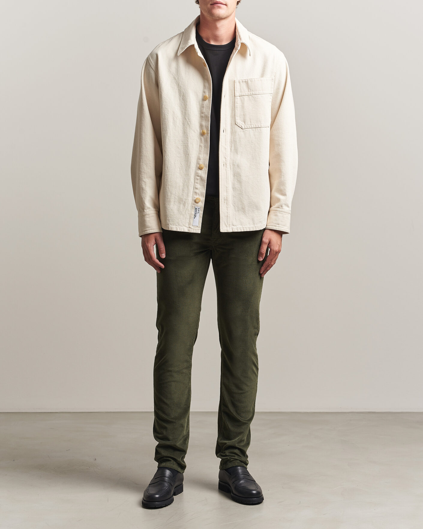 Uomini | Pantaloni | Jacob Cohën | Bard 5-Pocket Medium Corduroy Trousers Green