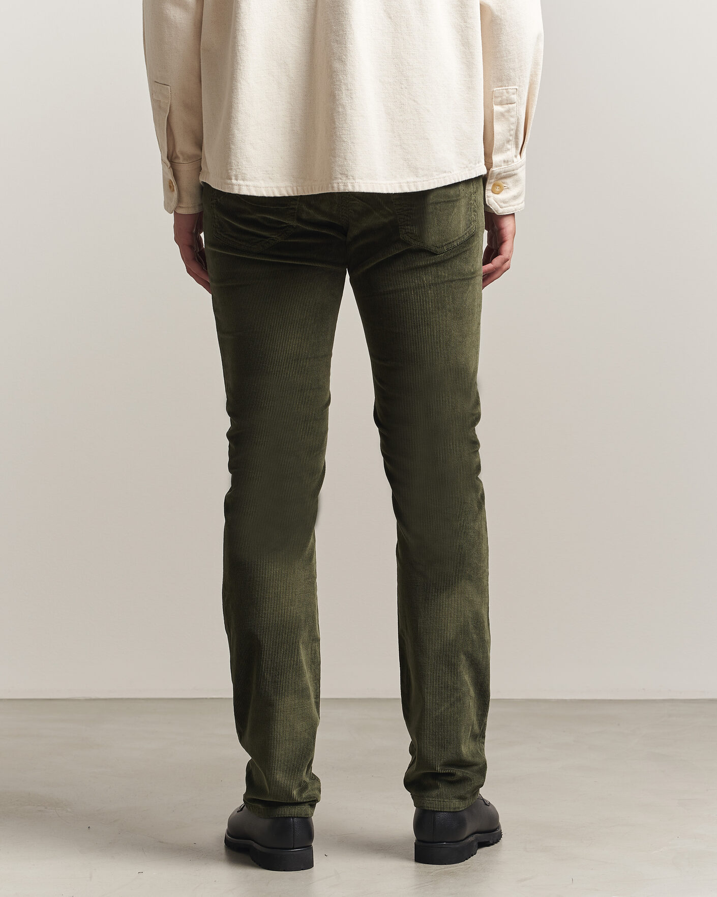 Uomini | Pantaloni | Jacob Cohën | Bard 5-Pocket Medium Corduroy Trousers Green