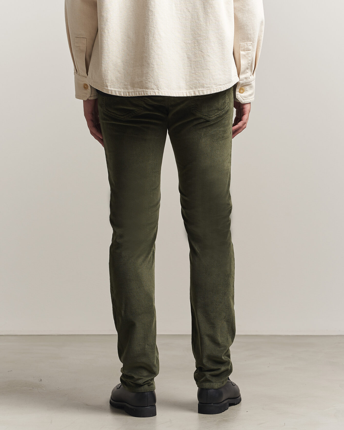 Uomini | Pantaloni | Jacob Cohën | Bard 5-Pocket Medium Corduroy Trousers Green