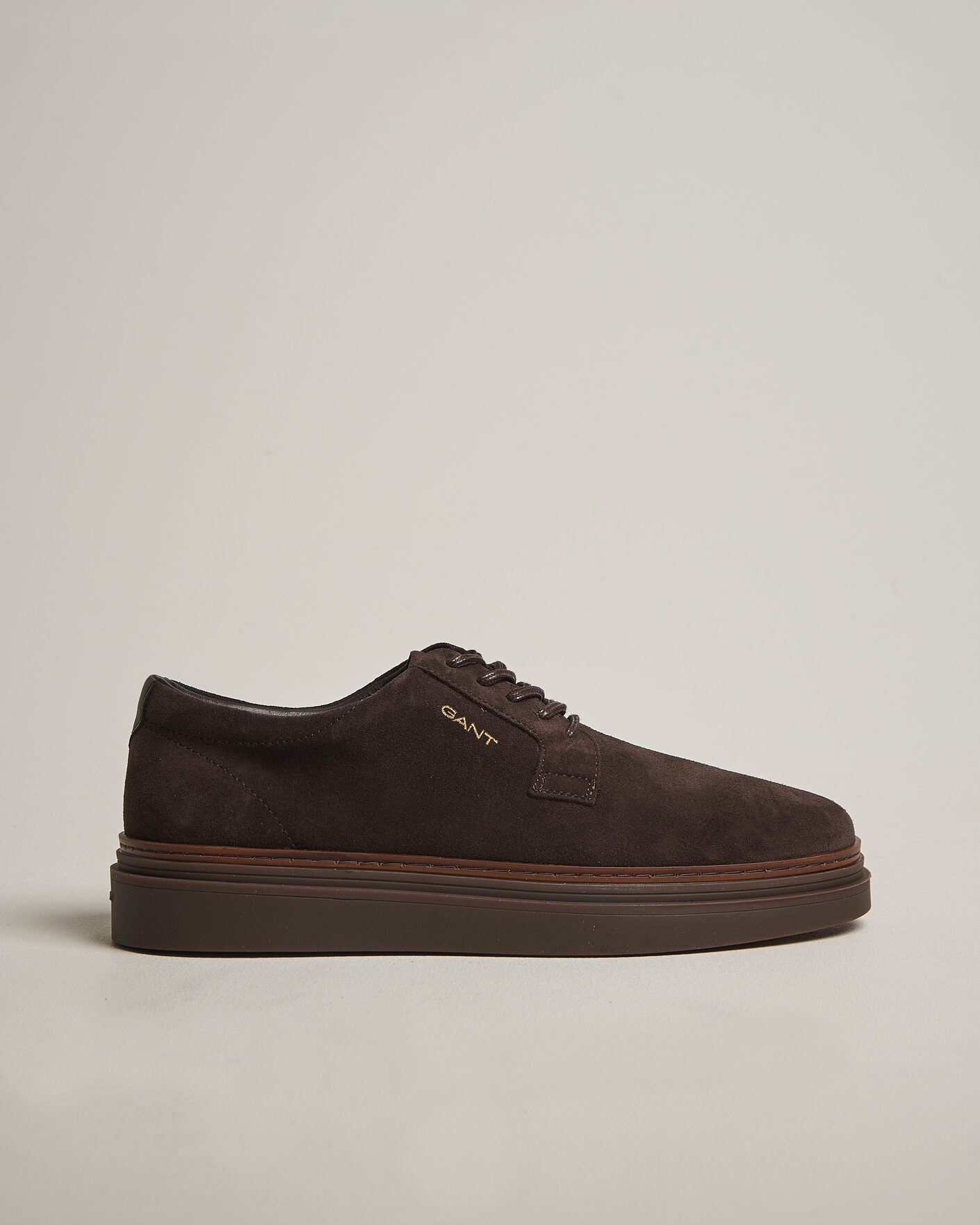 Uomini | Sneakers | Gant | Kinzoon Suede Derby Sneaker Espresso Brown