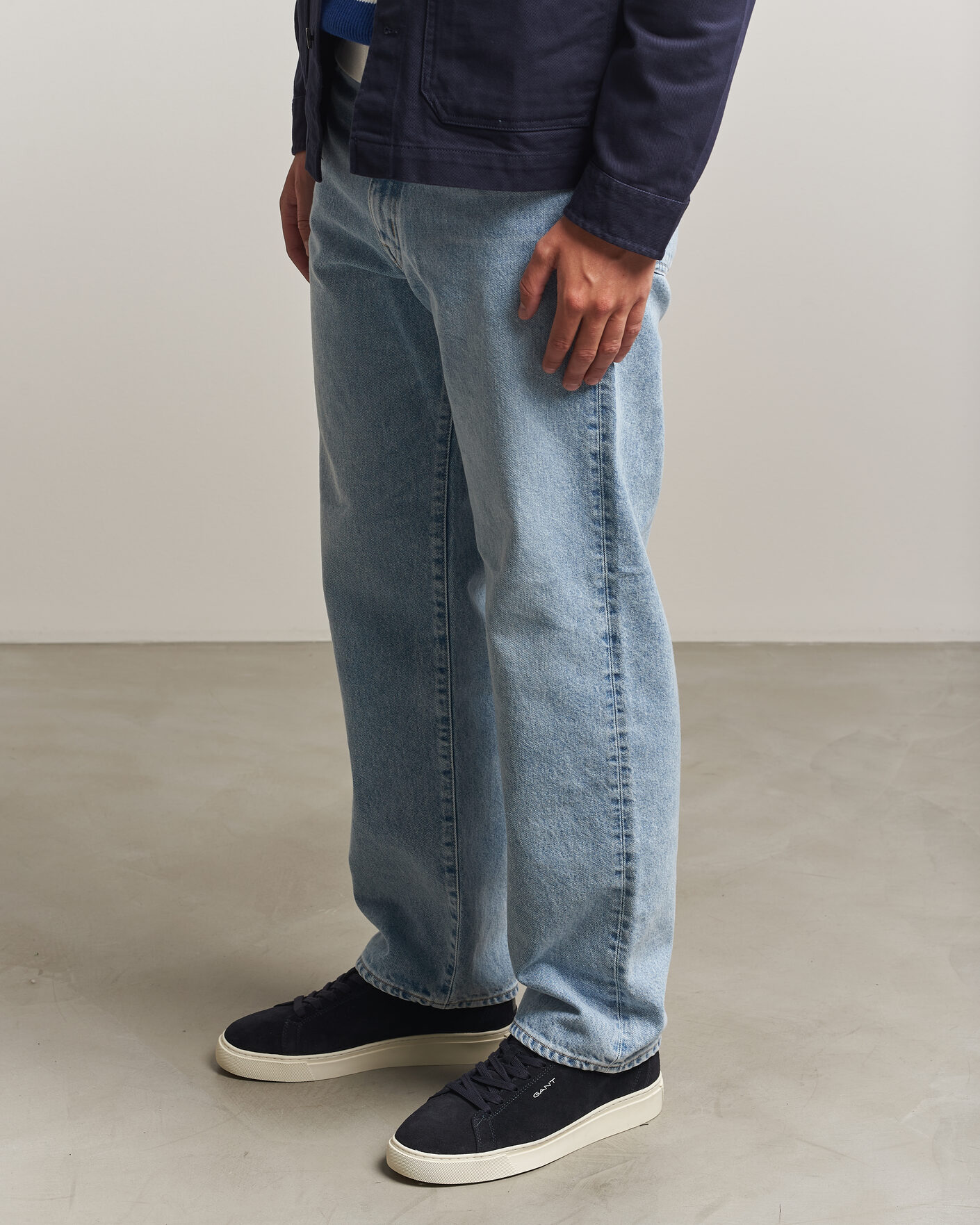 Uomini | Sneakers | Gant | Mc Julien Suede Sneaker Dark Blue