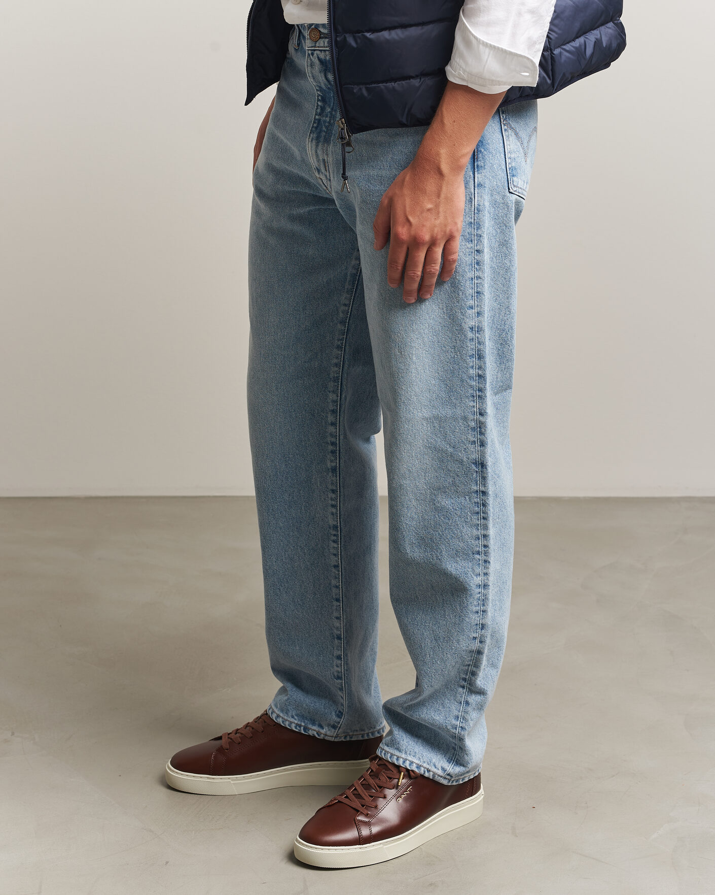 Uomini | Sneakers | Gant | Mc Julien Leather Sneaker Cognac