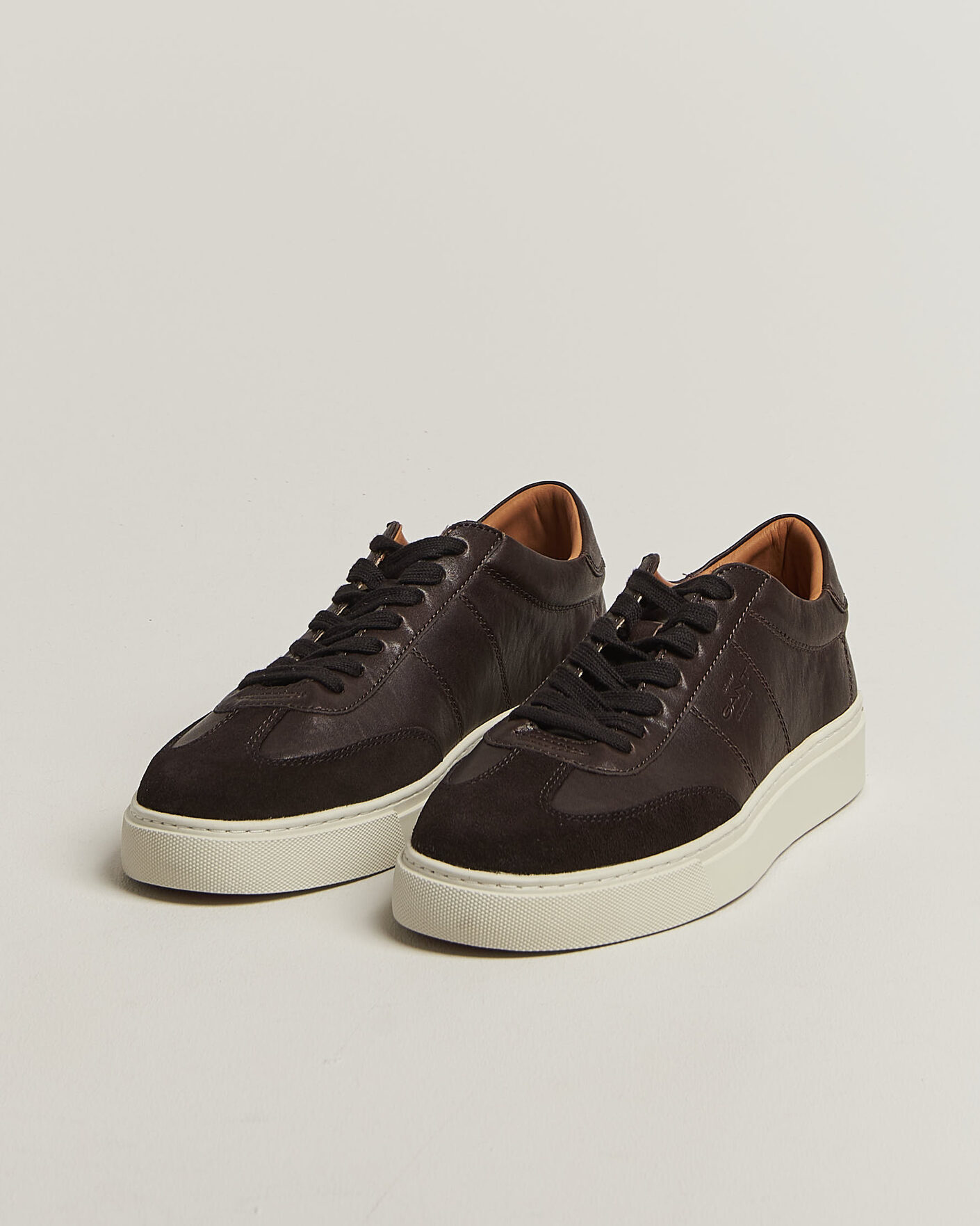 Uomini | Sneakers | Gant | Mc Julien Leather/Suede Sneaker Dark Brown