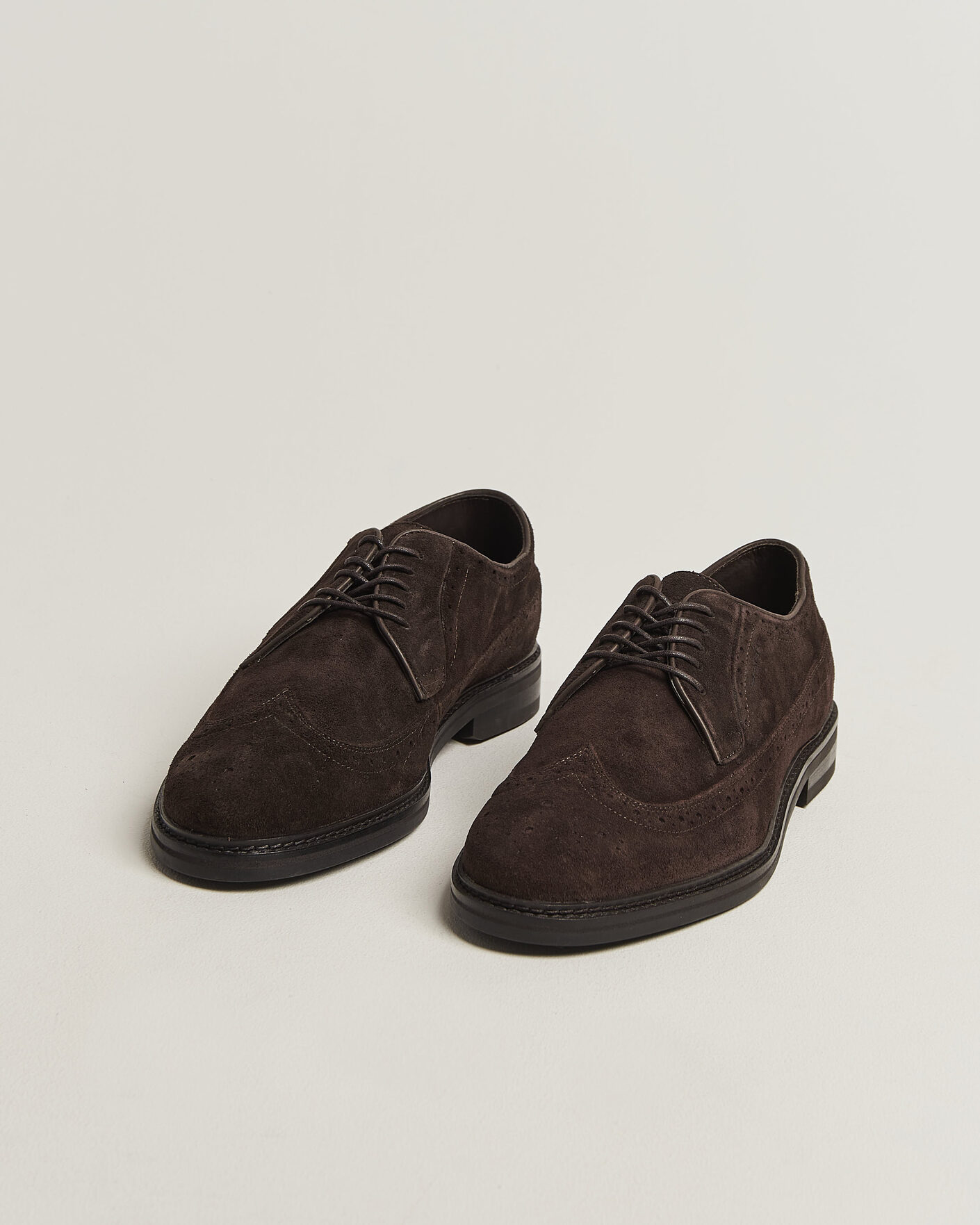 Uomini | Brogues | Gant | Bidford Suede Brogues Dark Brown