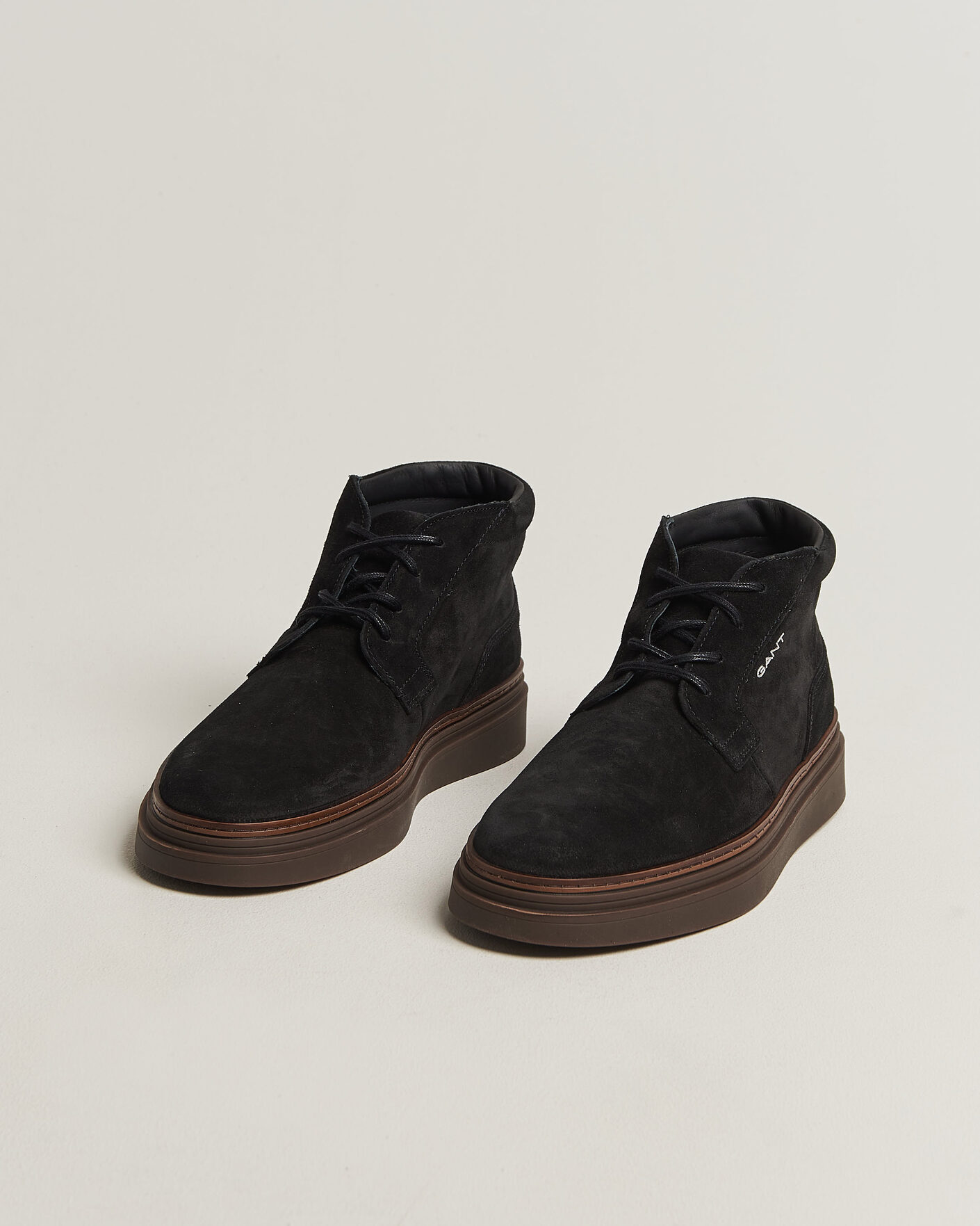 Uomini | Stivali | Gant | Kinzoon Suede Chukka Boot Black