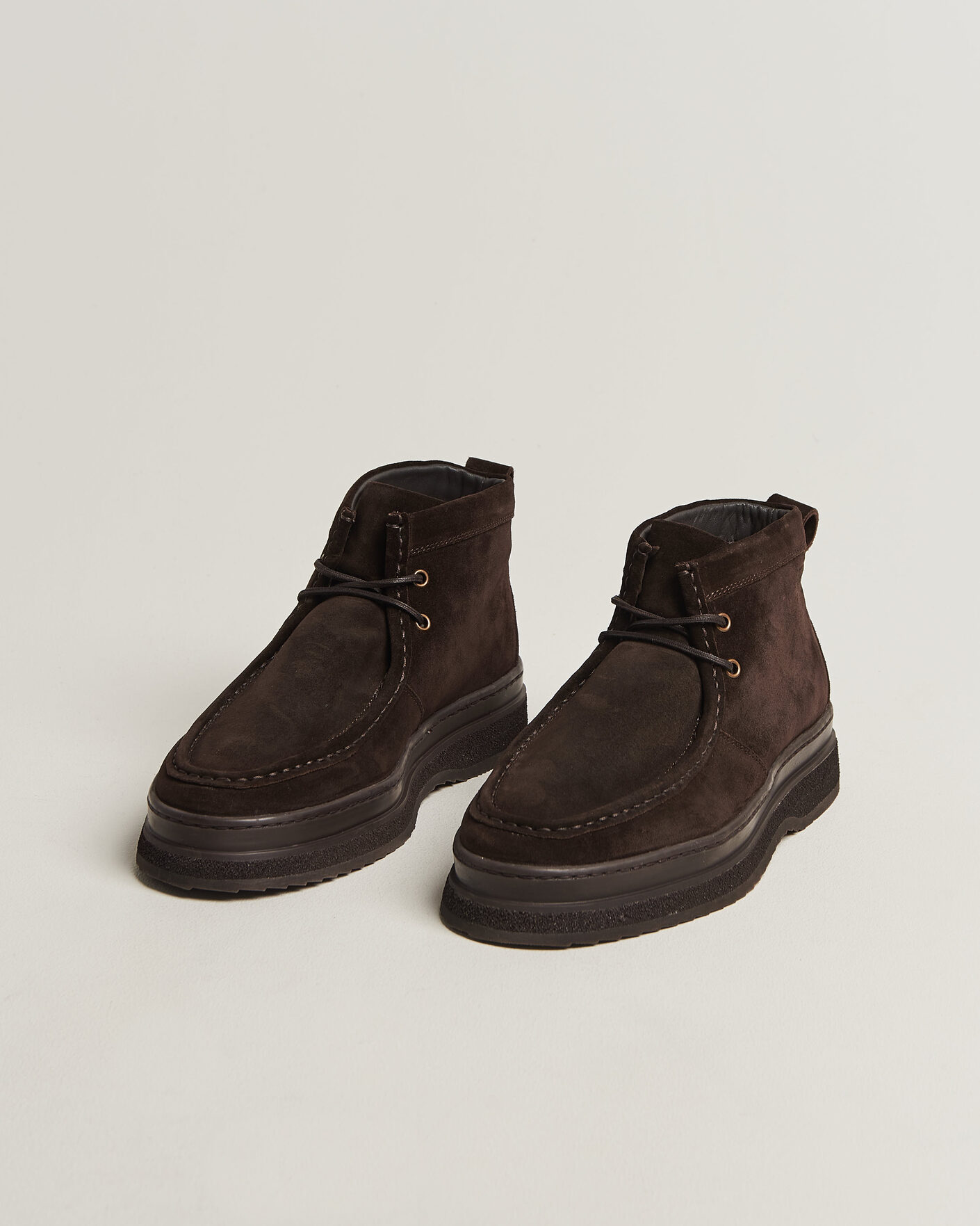 Uomini | Stivali | Gant | Blistown Shearling Suede Moc Toe Boot Espresso Brown