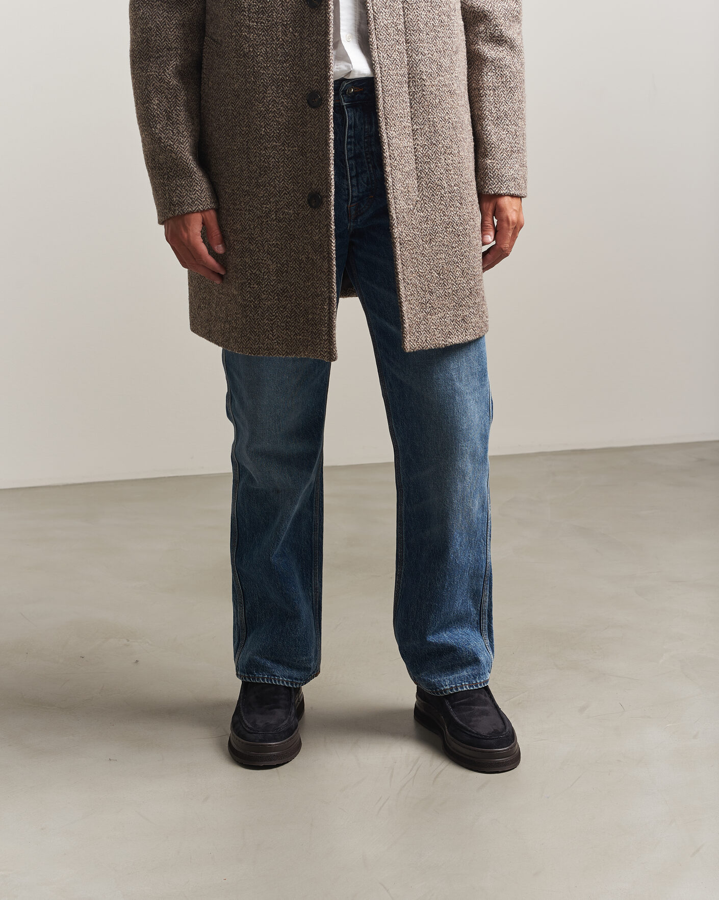 Uomini | Stivali | Gant | Blistown Shearling Suede Moc Toe Boot Marine