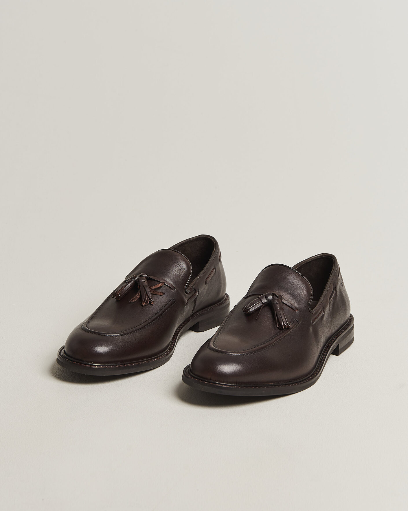 Uomini | Mocassini | Gant | Lozham Leather Tassle Loafer Dark Brown