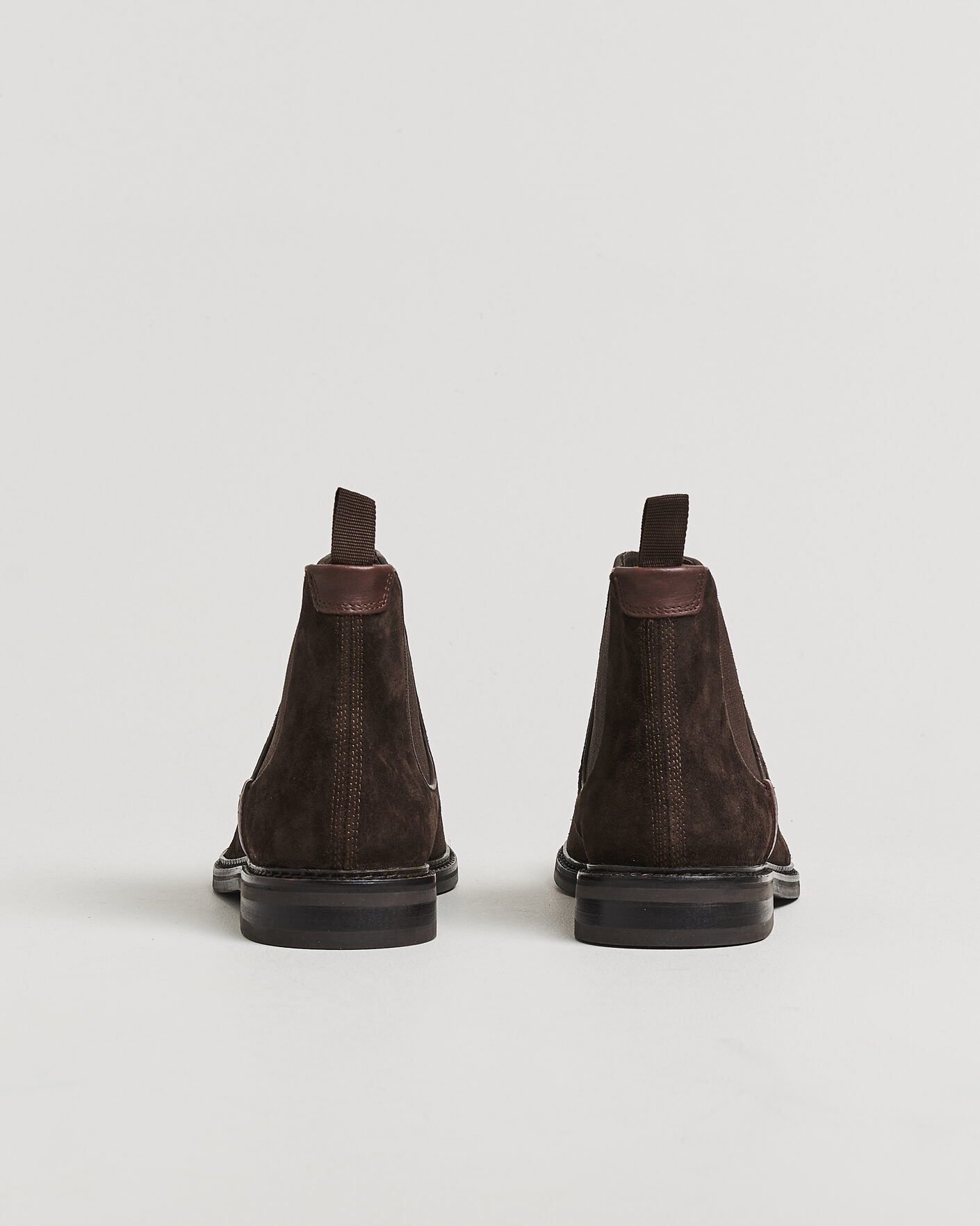 Uomini | Stivali | Gant | Bidford Suede Chelsea Boot Dark Brown