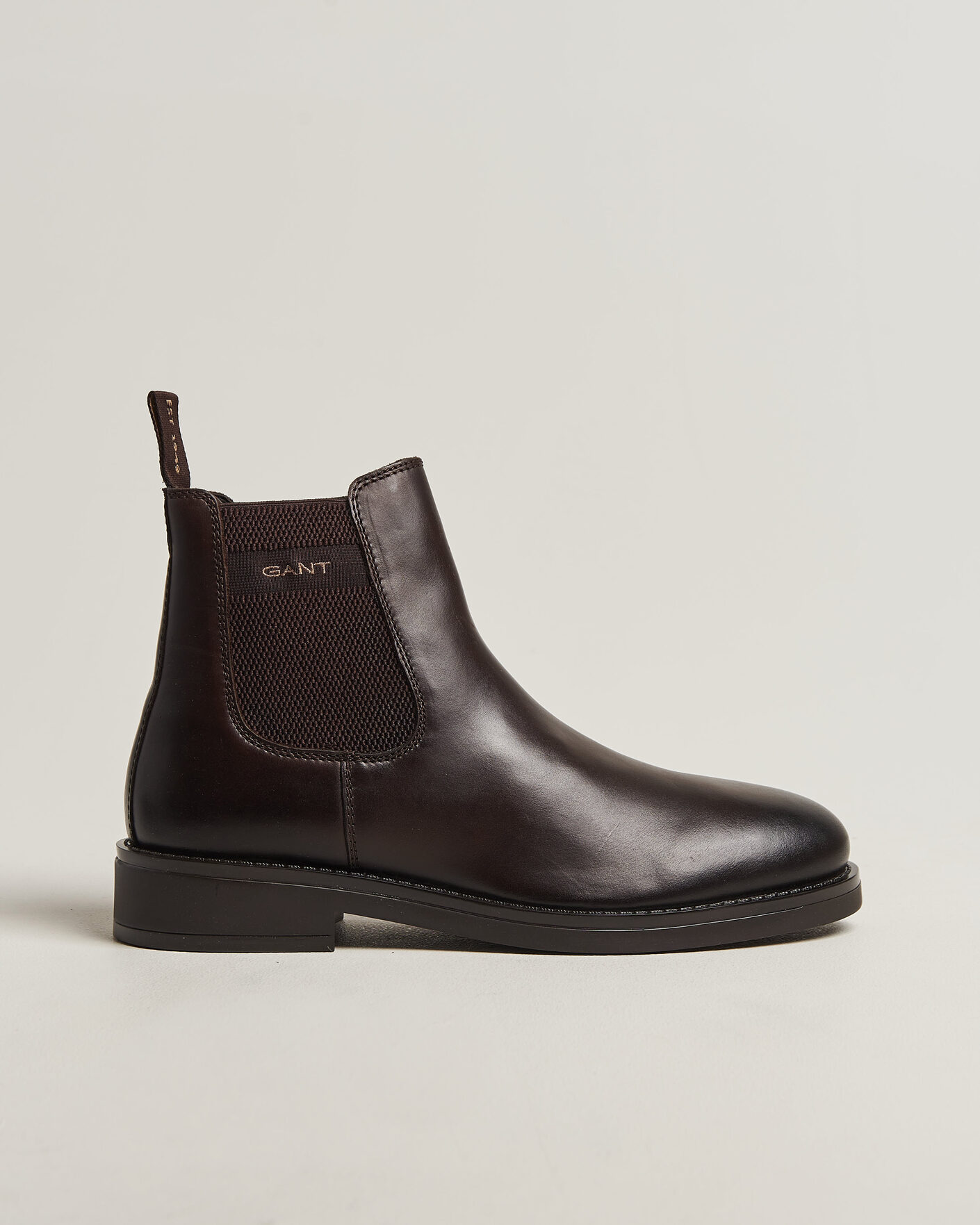 Uomini | Stivali | Gant | Prepdale Leather Chelsea Boot Dark Brown