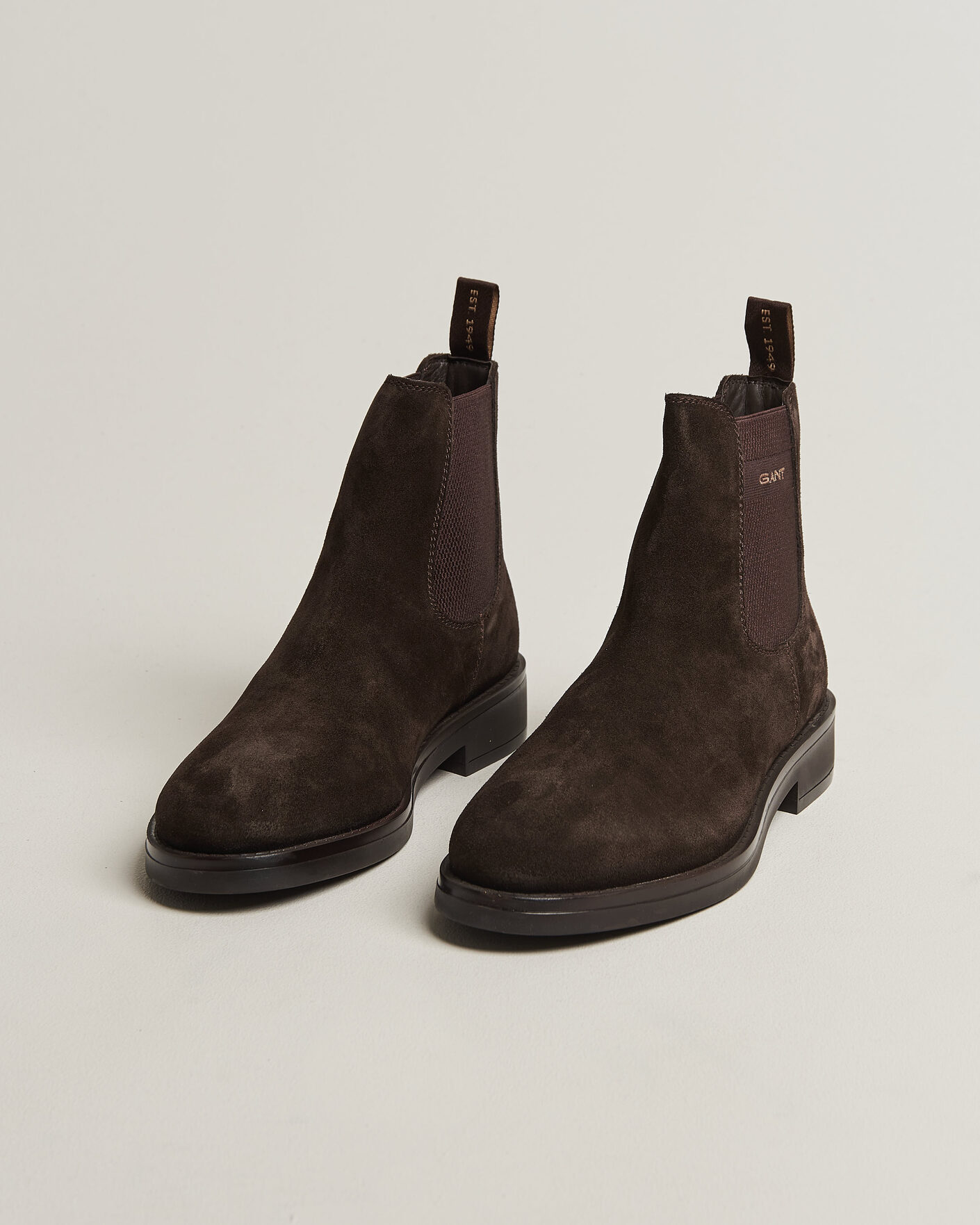 Uomini | Stivali | Gant | Prepdale Suede Chelsea Boot Espresso Brown