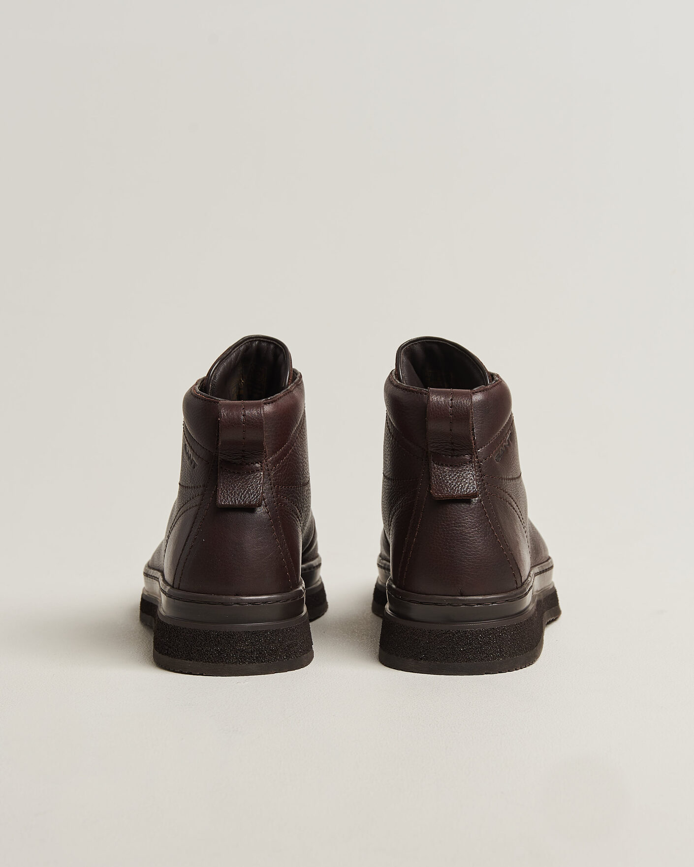 Uomini | Stivali | Gant | Blistown Shearling Leather Boot Dark Brown