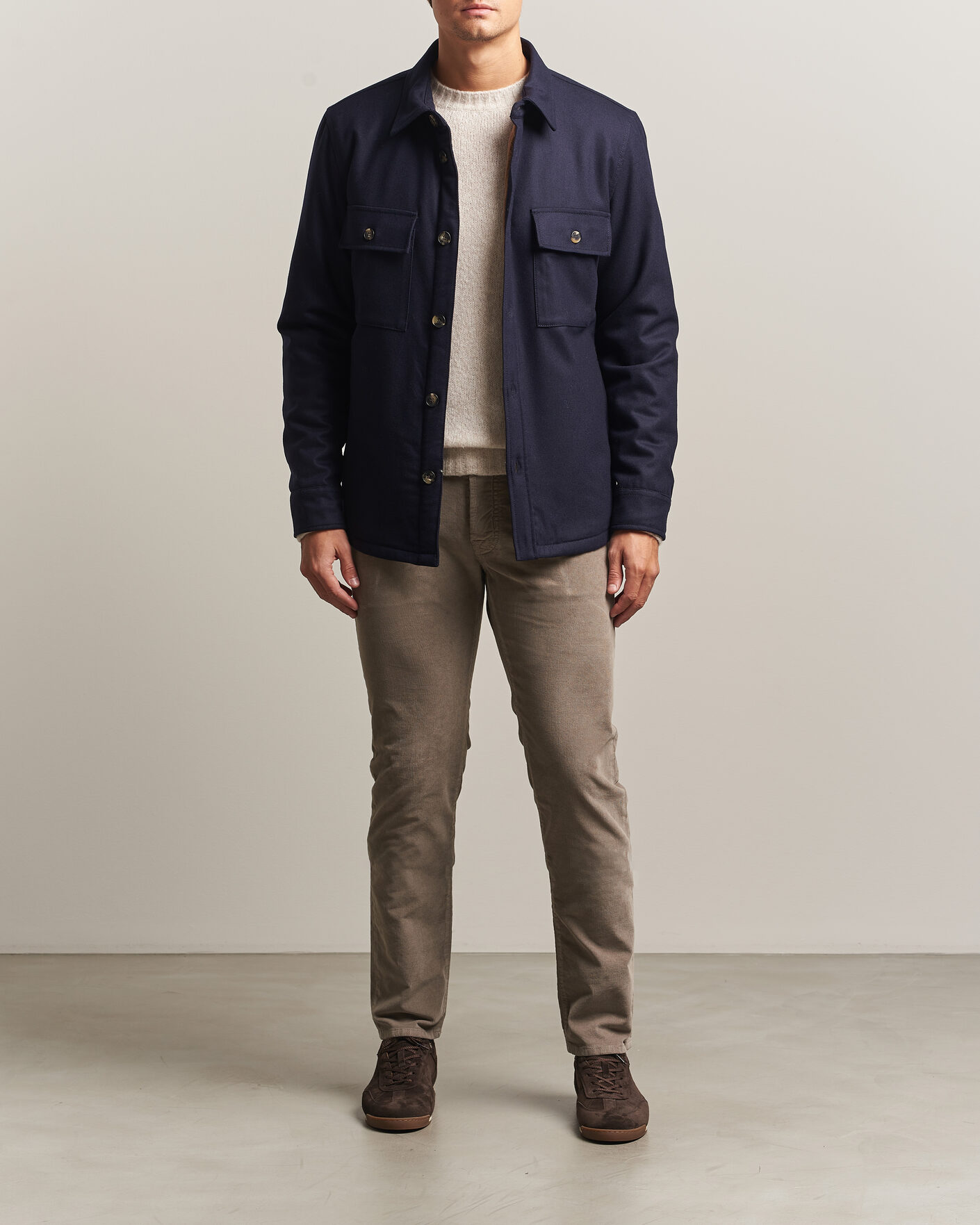 Uomini | Pantaloni | Jacob Cohën | Nick Slim Fit Cotton Trousers Grey