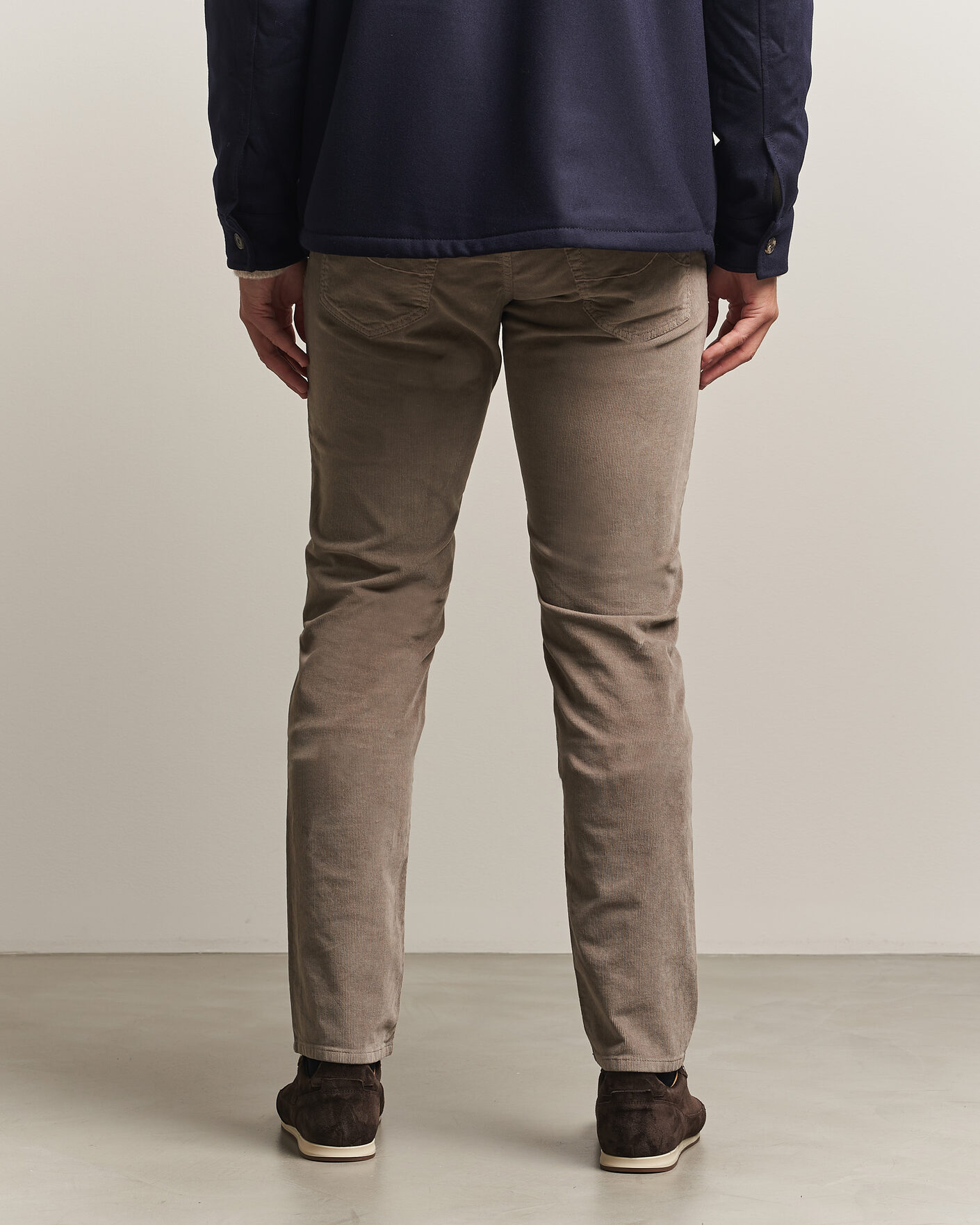 Uomini | Pantaloni | Jacob Cohën | Nick Slim Fit Cotton Trousers Grey
