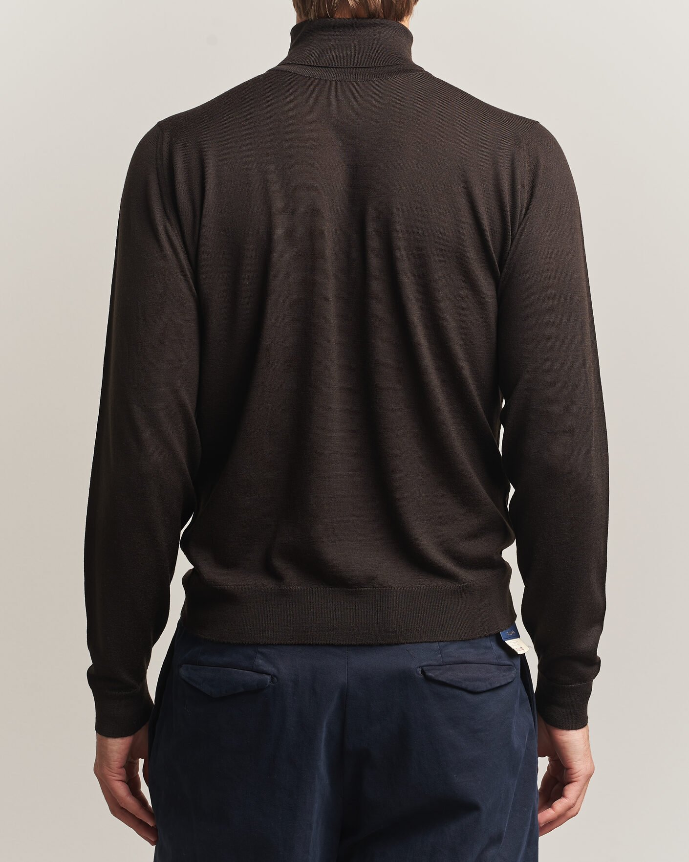 Uomini | Maglieria | John Smedley | Cherwell Extra Fine Merino Rollneck Faulkner Brown