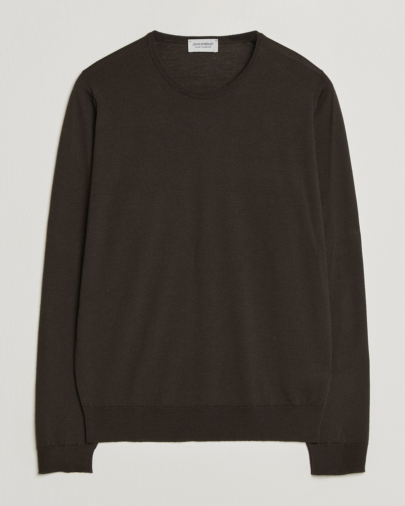 Uomini | Maglieria | John Smedley | Lundy Extra Fine Merino Crew Neck Faulkner Brown