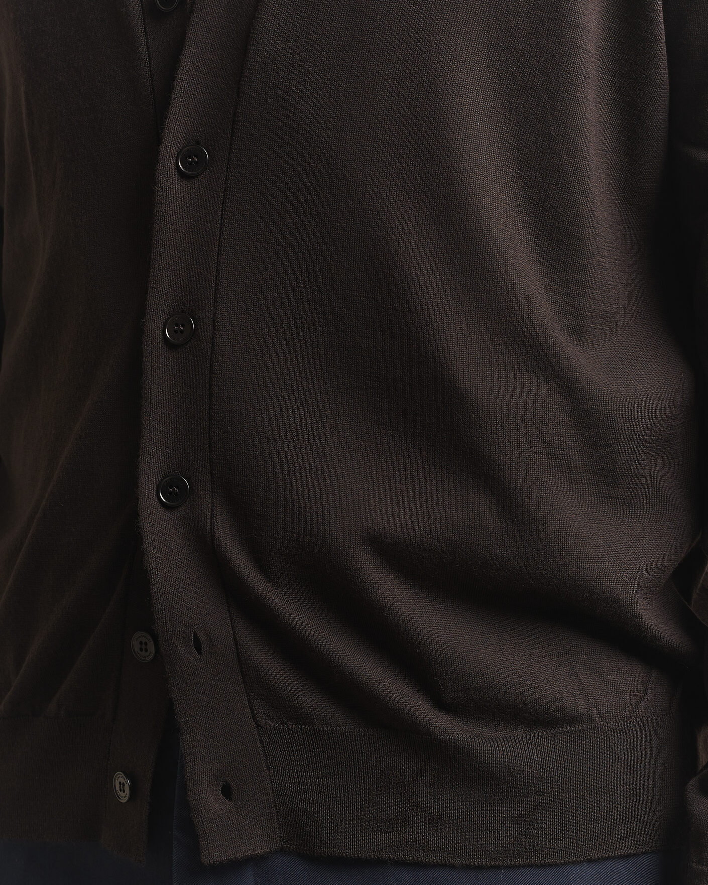 Uomini | Maglieria | John Smedley | Bradrick Extra Fine Merino Cardigan Faulkner Brown