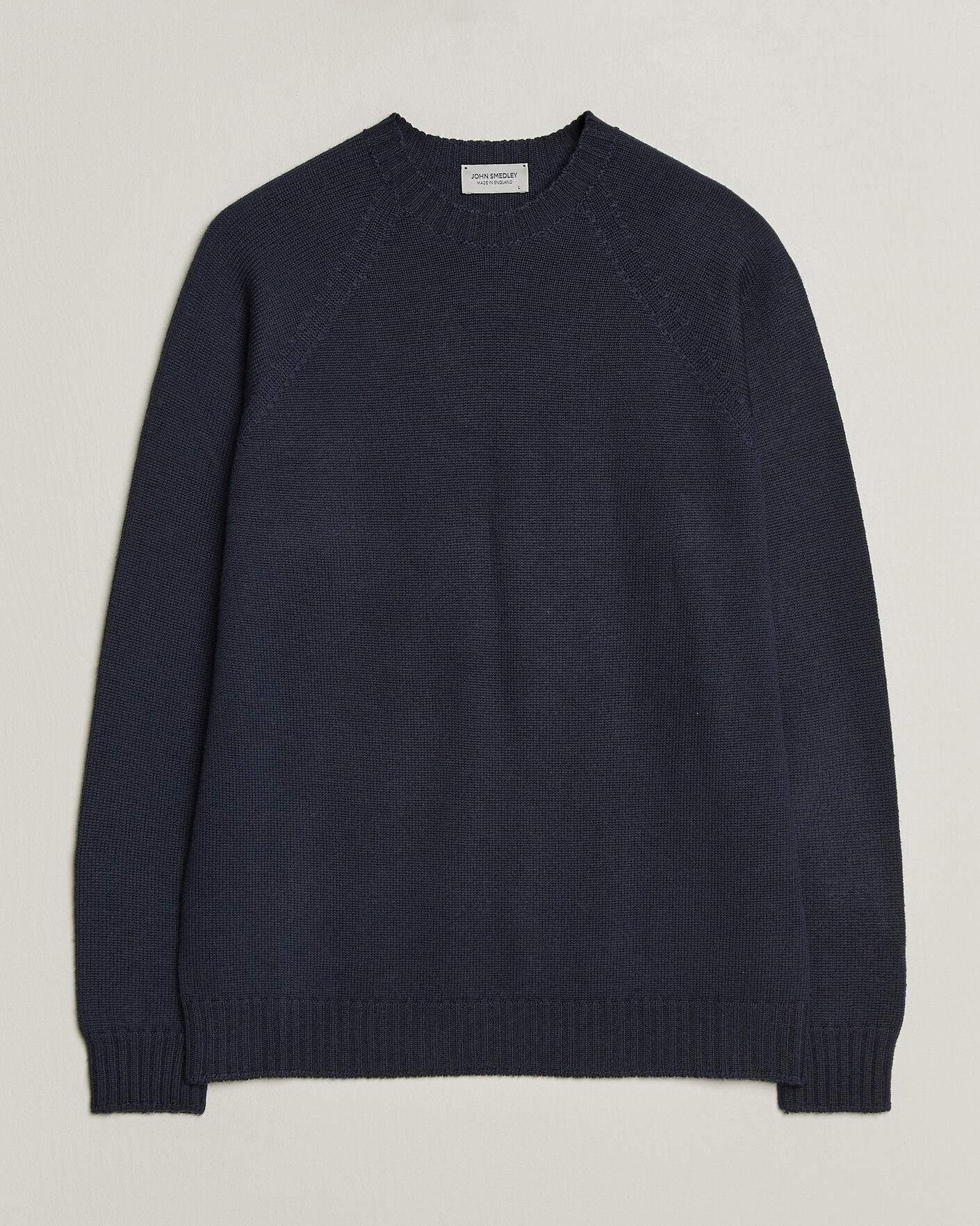 Uomini | Maglieria | John Smedley | Denver Extra Fine Merino Crew Neck Midnight