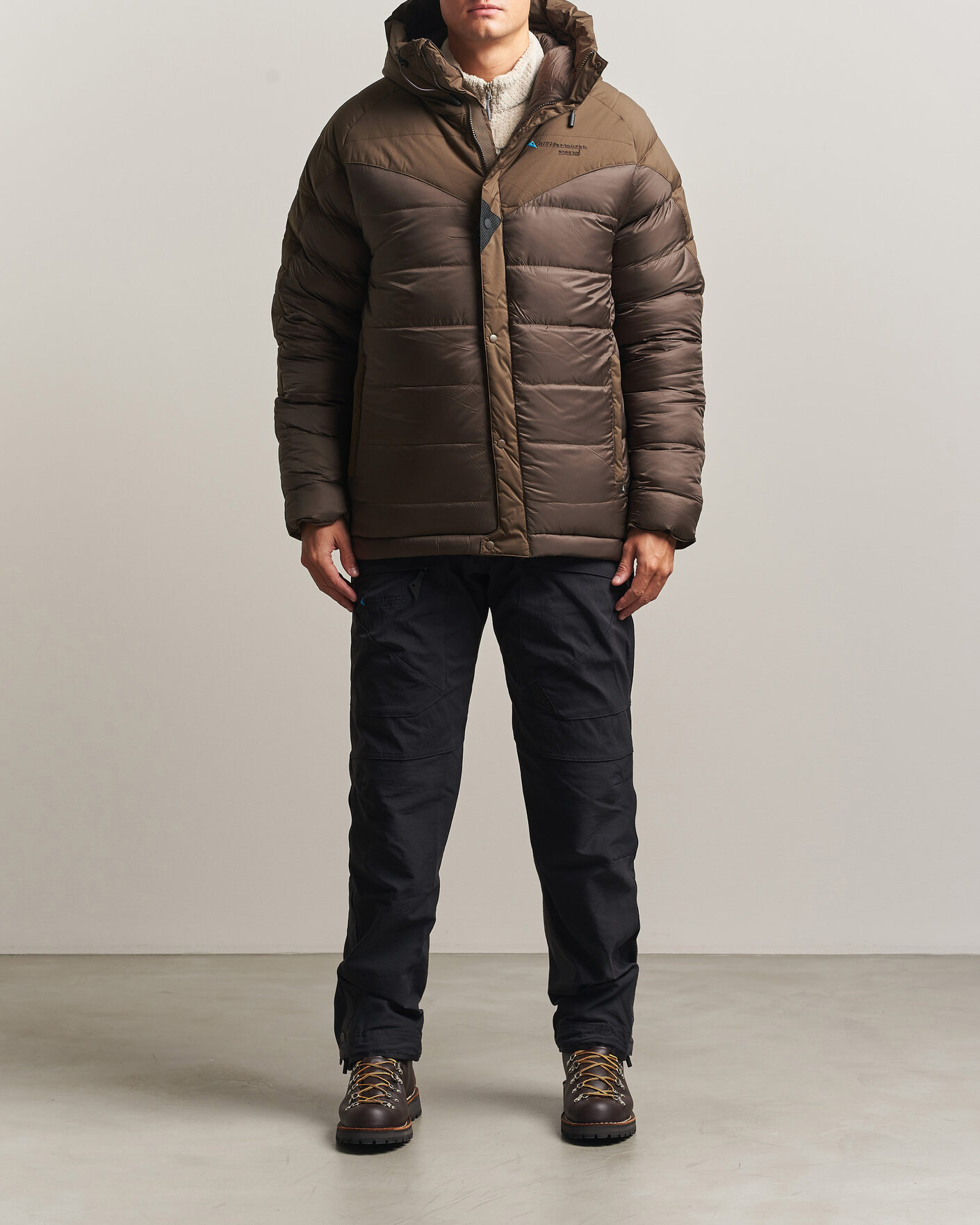 Uomini | Giacche | Klättermusen | Bore 3.0 Padded Jacket Slate Brown
