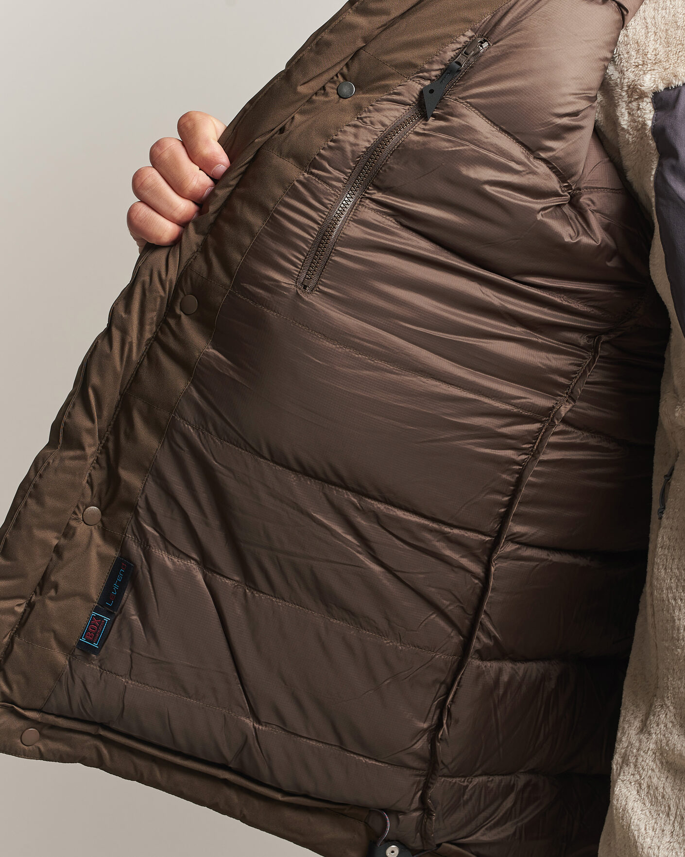 Uomini | Giacche | Klättermusen | Bore 3.0 Padded Jacket Slate Brown