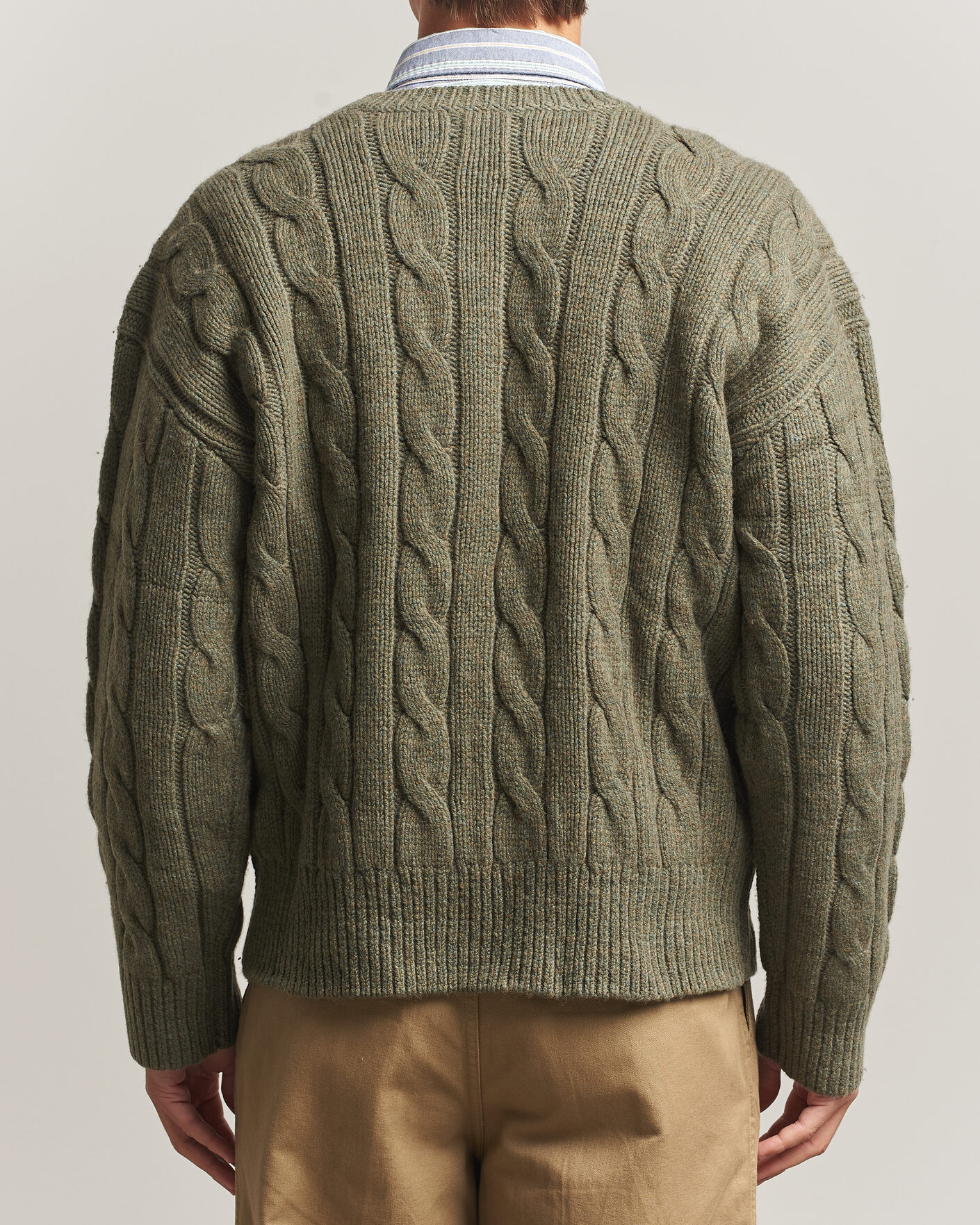Uomini | Maglieria | Polo Ralph Lauren | Exploded Cabel Sweater Treron Olive