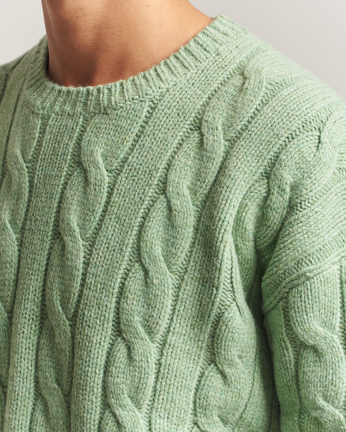 Uomini | Maglieria | Polo Ralph Lauren | Exploded Cabel Sweater Sprouting Green
