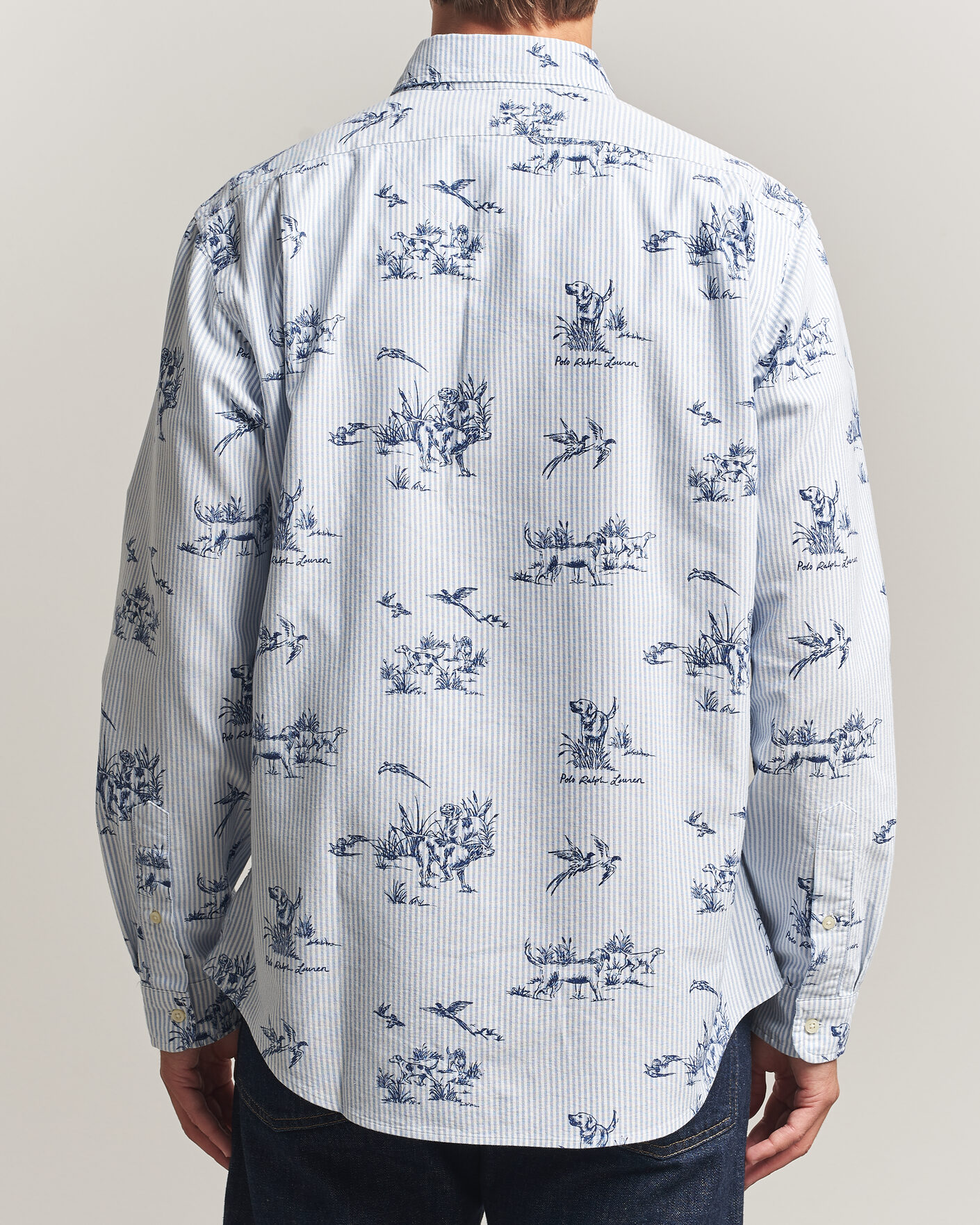 Uomini | Camicie | Polo Ralph Lauren | Custom Fit Printed Oxford Shirt Field & Pheasant