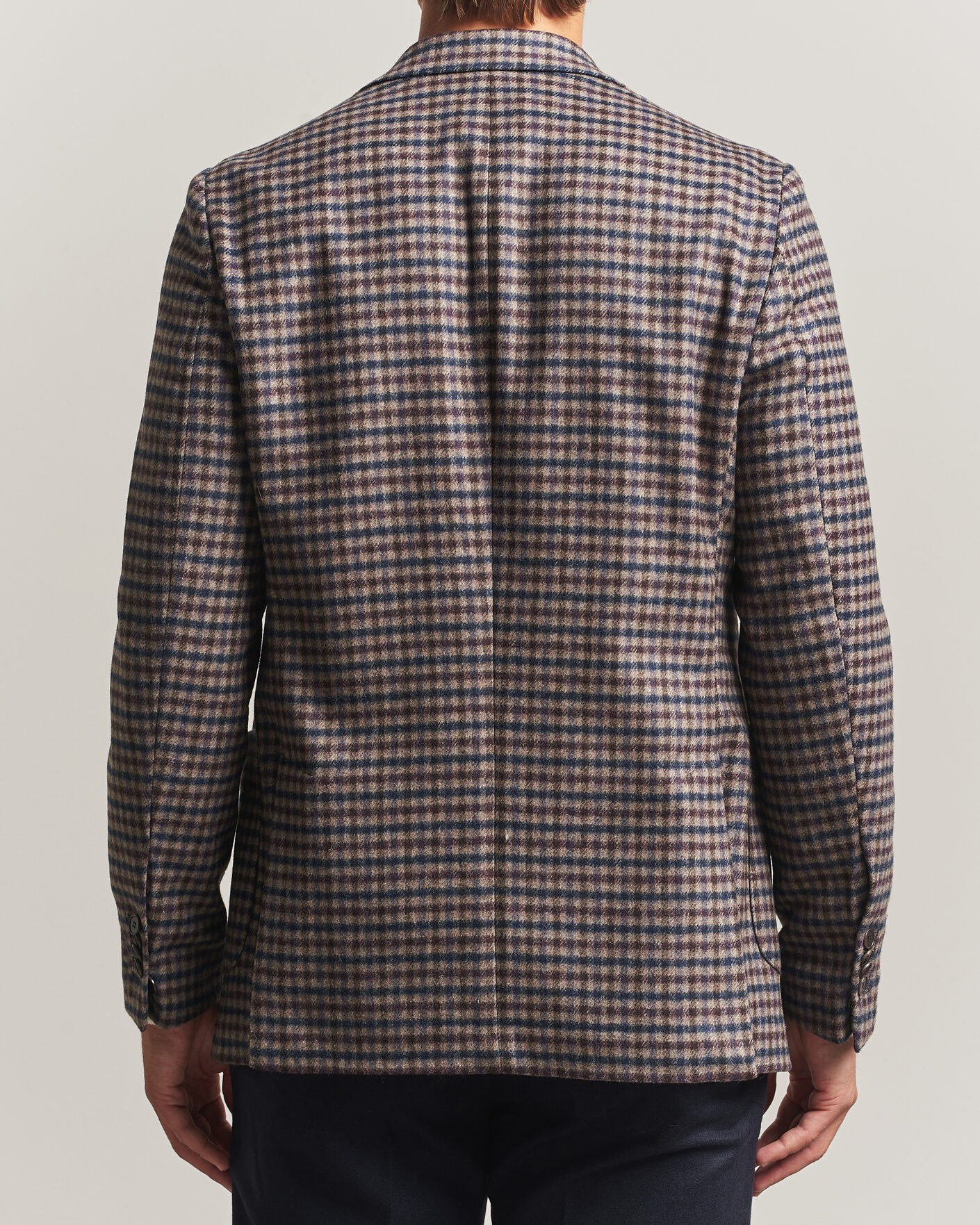 Uomini | Blazers | Morris | Soft Check Blazer Brown