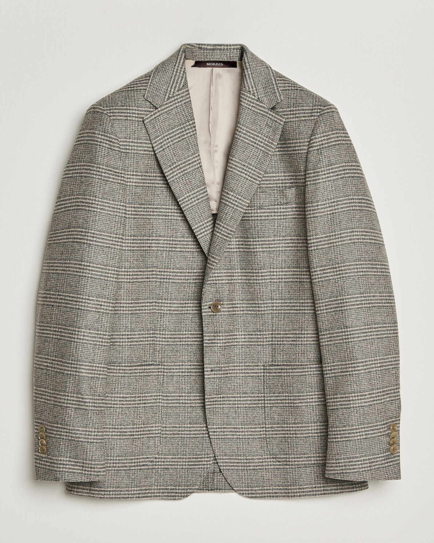Uomini | Blazers | Morris | Soft Glencheck Blazer Brown