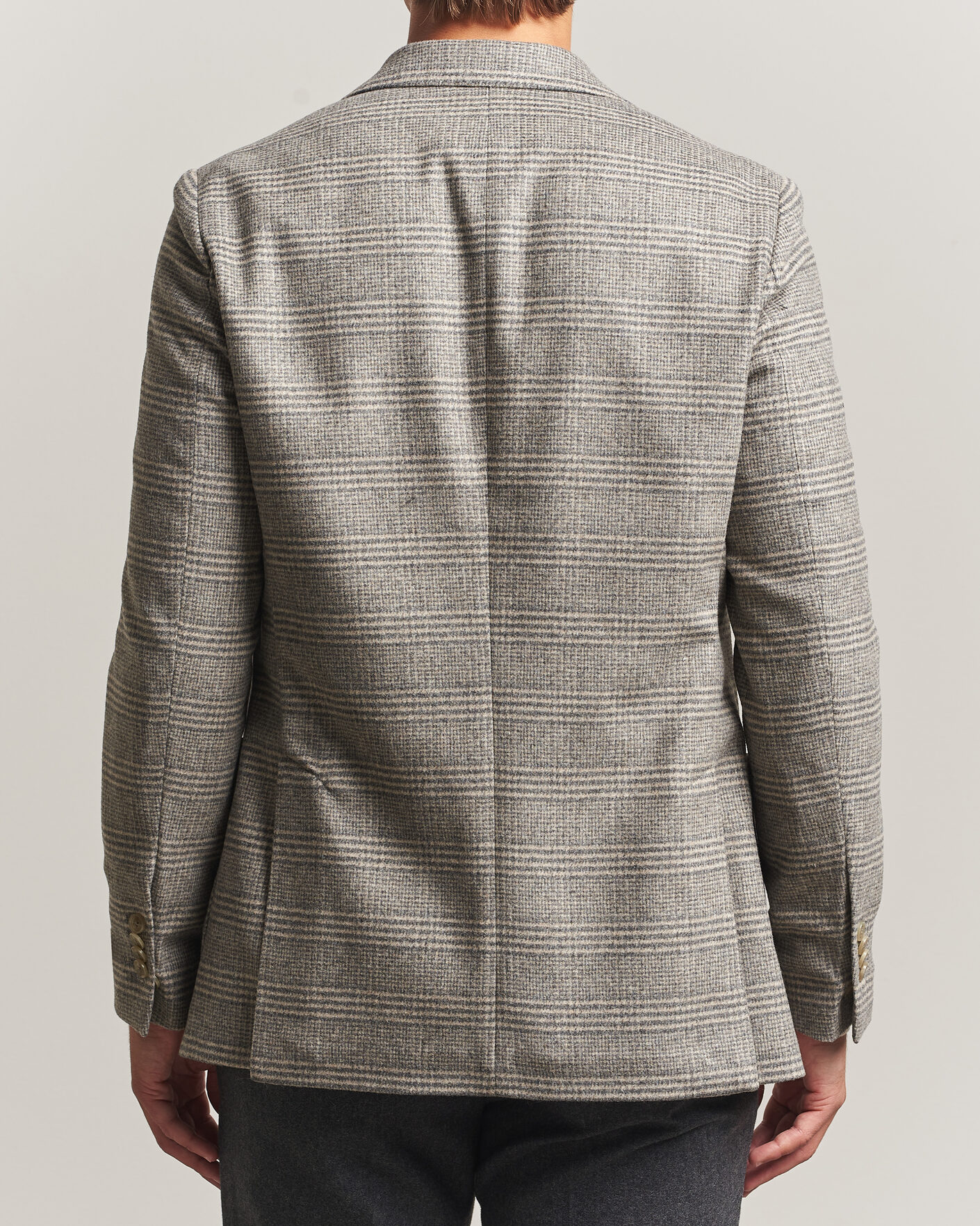Uomini | Blazers | Morris | Soft Glencheck Blazer Brown
