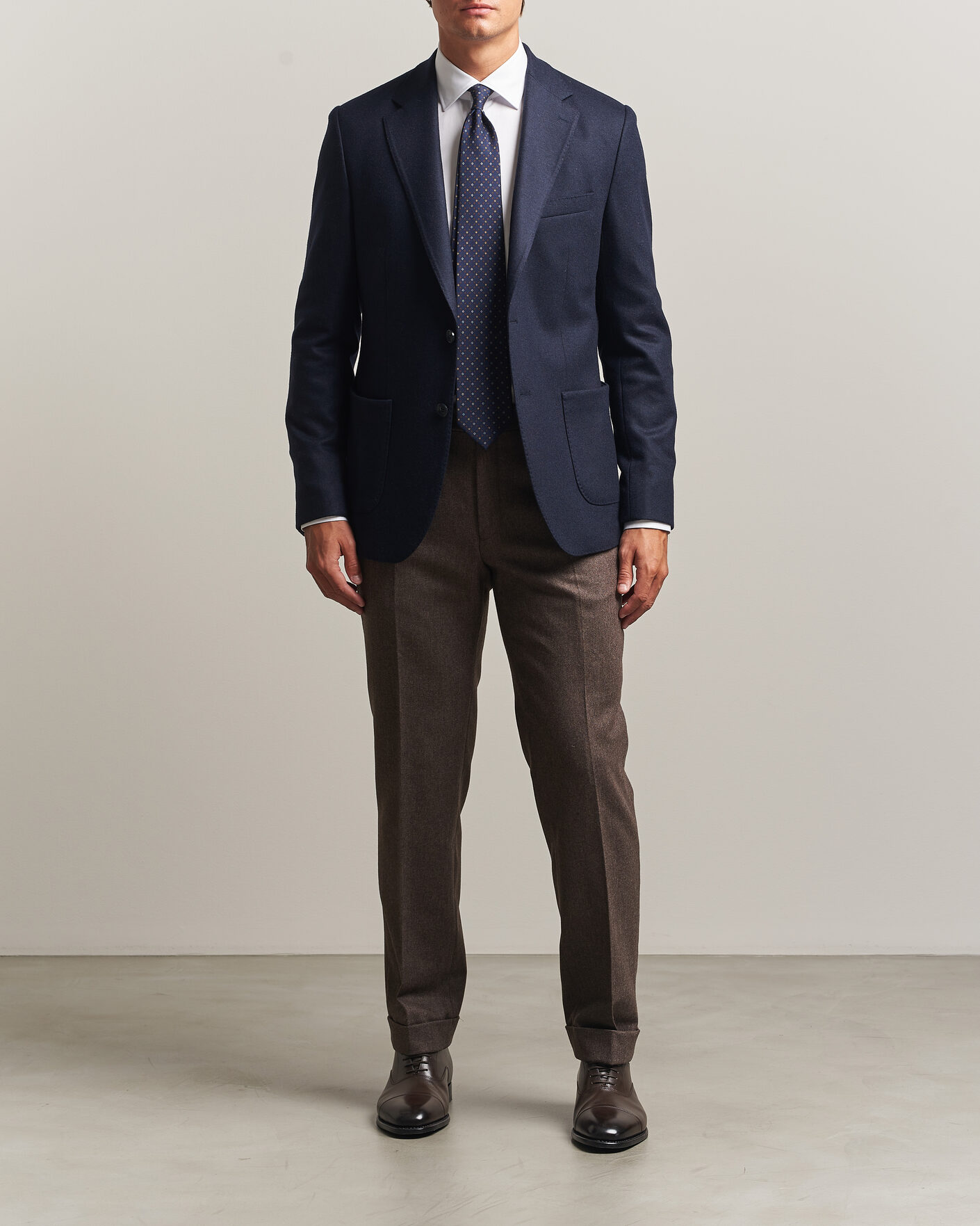 Uomini | Blazers | Morris | Wool Jersey Blazer Navy