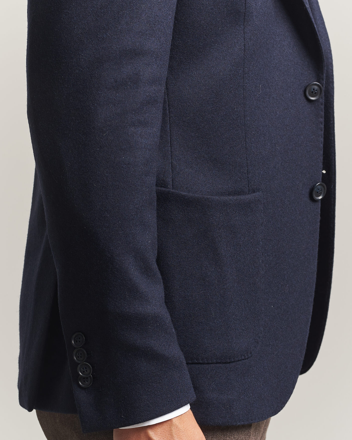Uomini | Blazers | Morris | Wool Jersey Blazer Navy