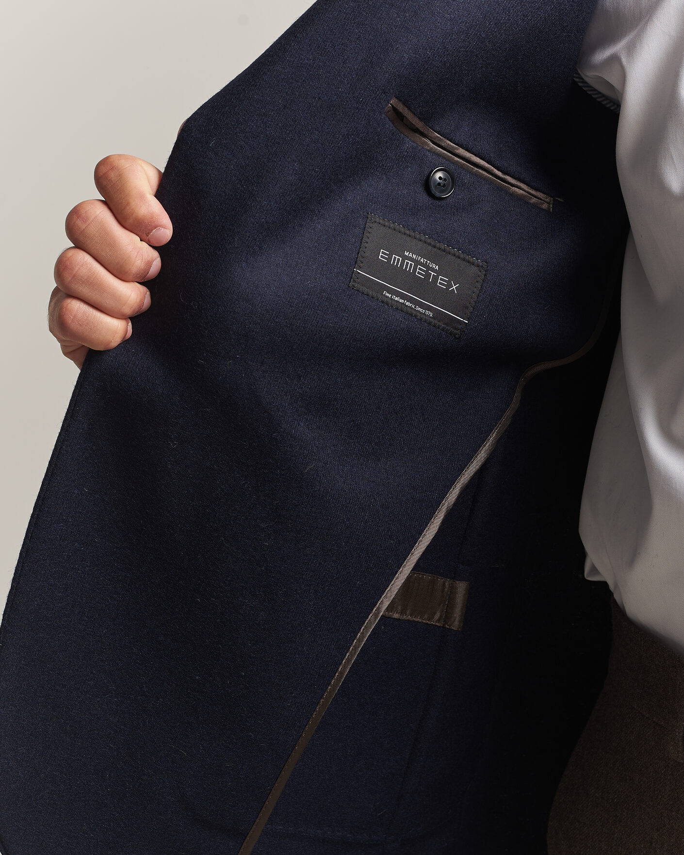 Uomini | Blazers | Morris | Wool Jersey Blazer Navy