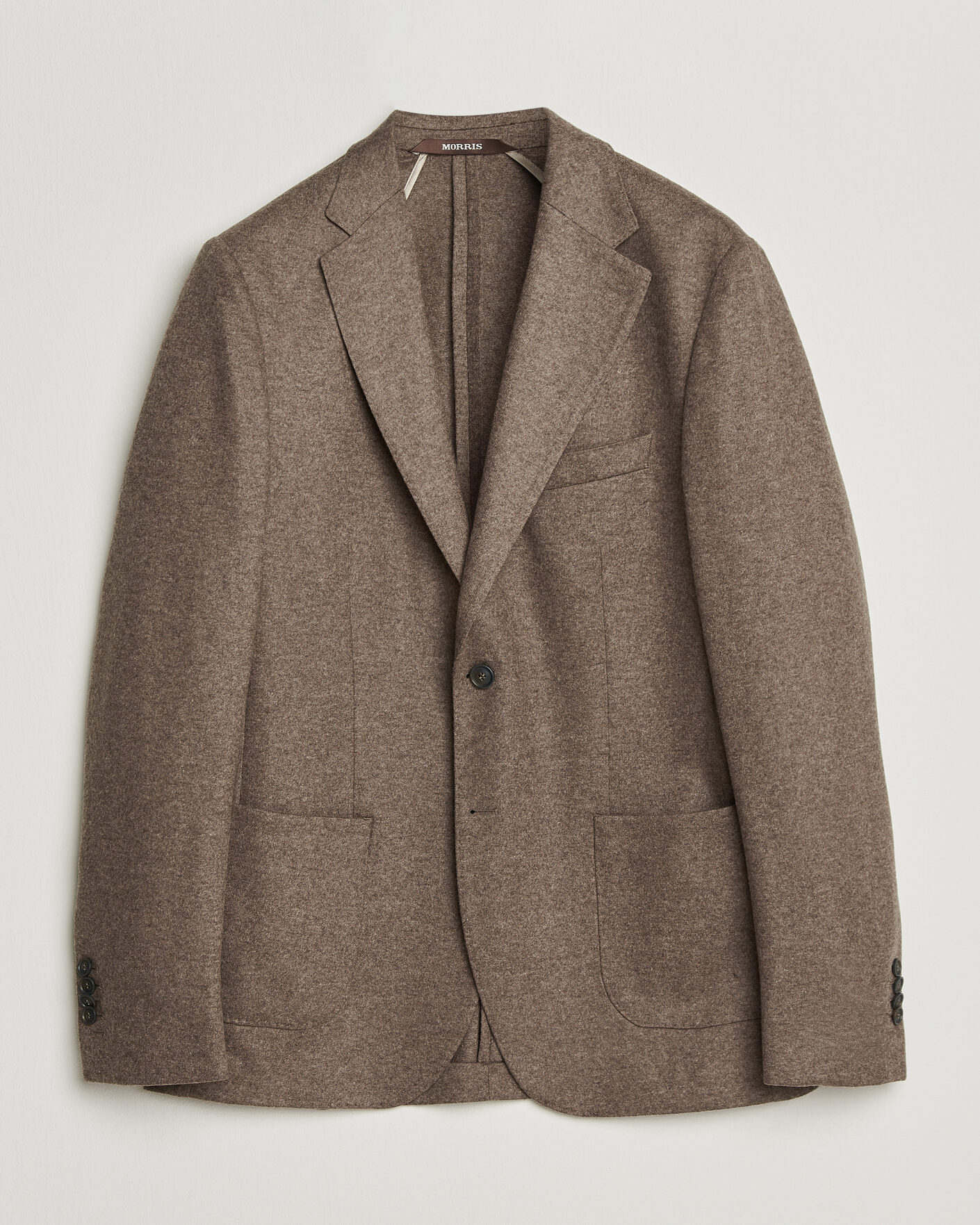 Uomini | Blazers | Morris | Wool Jersey Blazer Brown