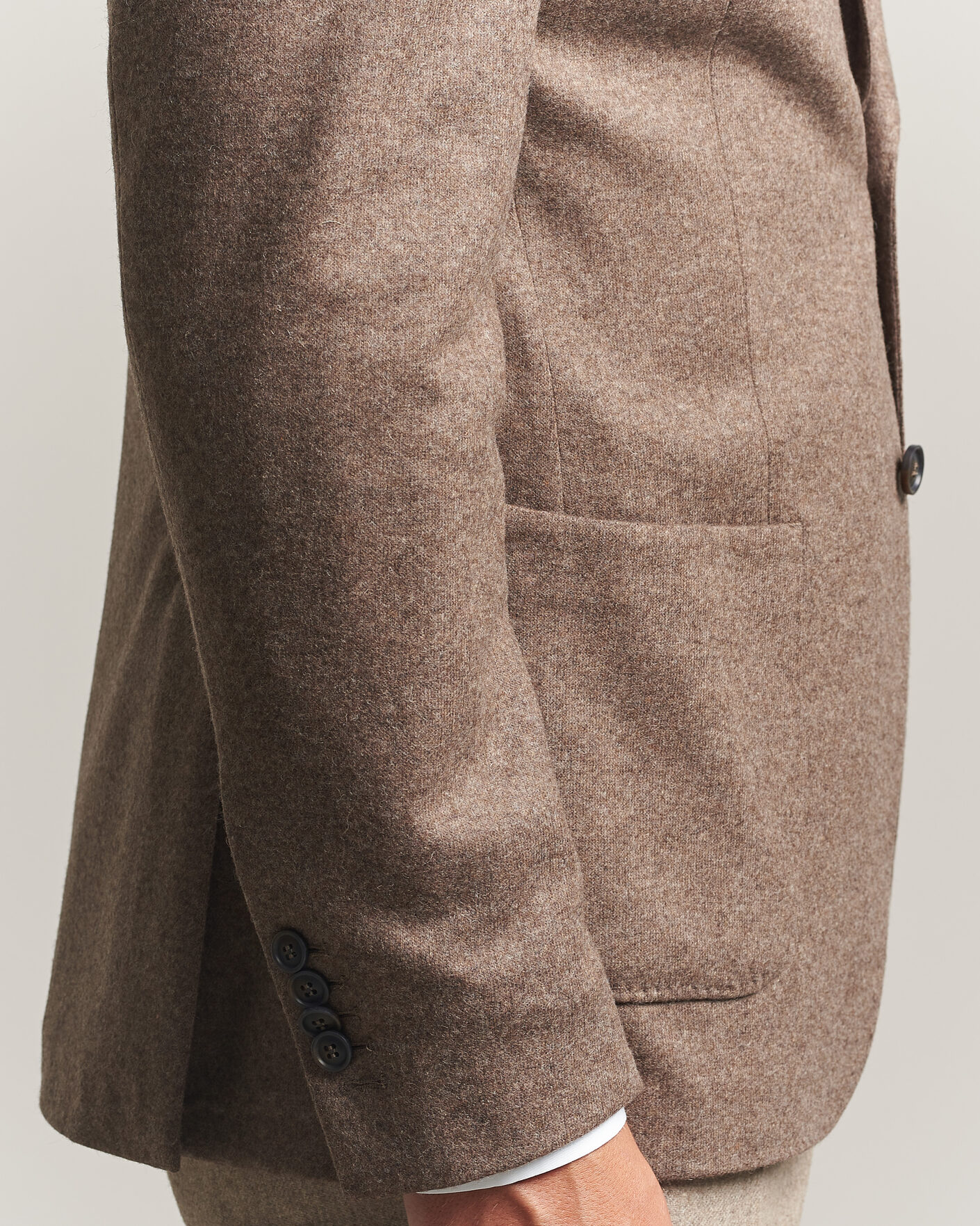 Uomini | Blazers | Morris | Wool Jersey Blazer Brown