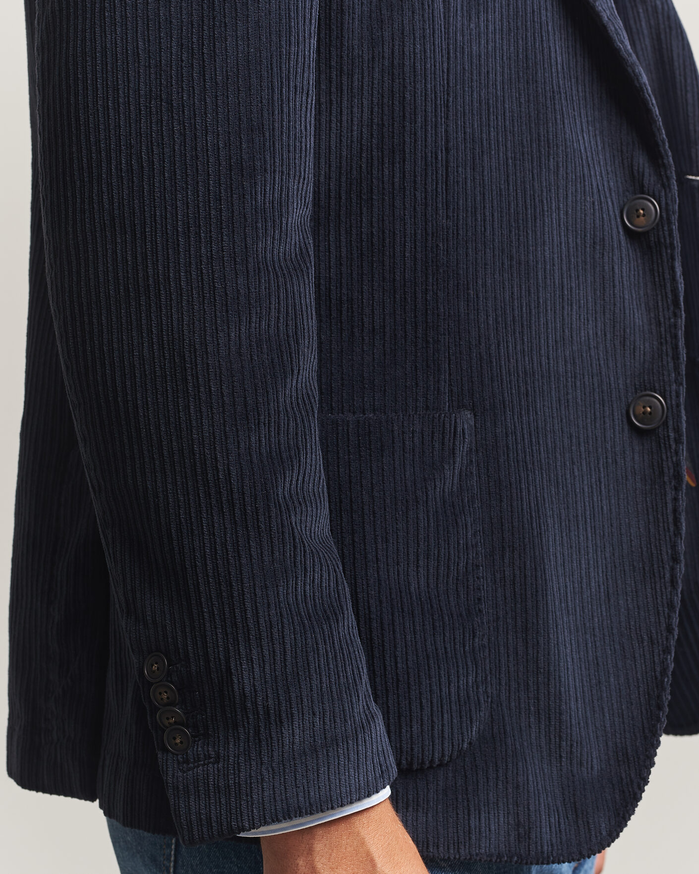 Uomini | Blazers | Morris | Washed Cord Blazer Navy