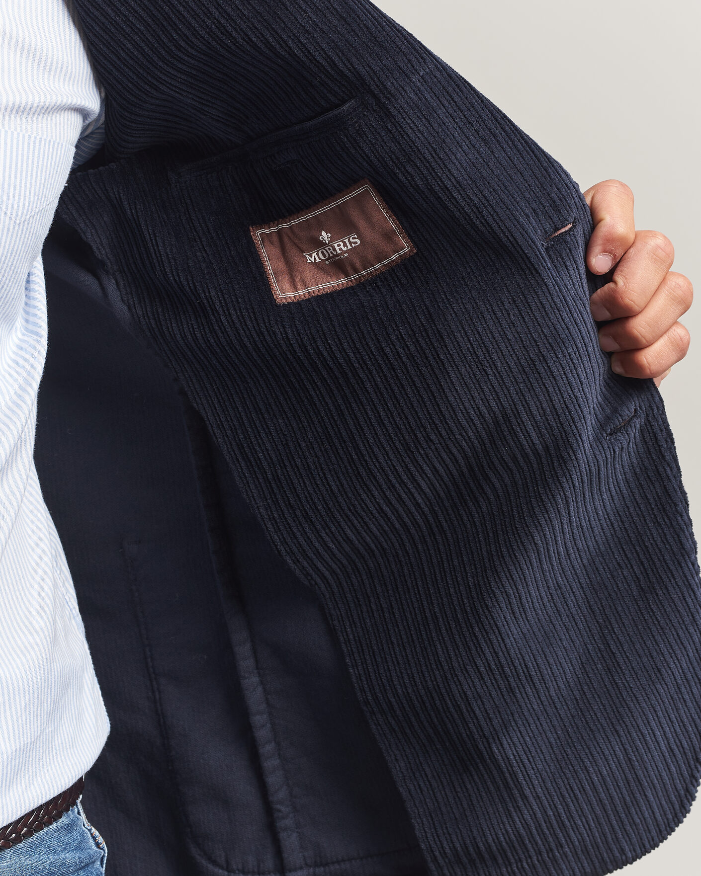 Uomini | Blazers | Morris | Washed Cord Blazer Navy