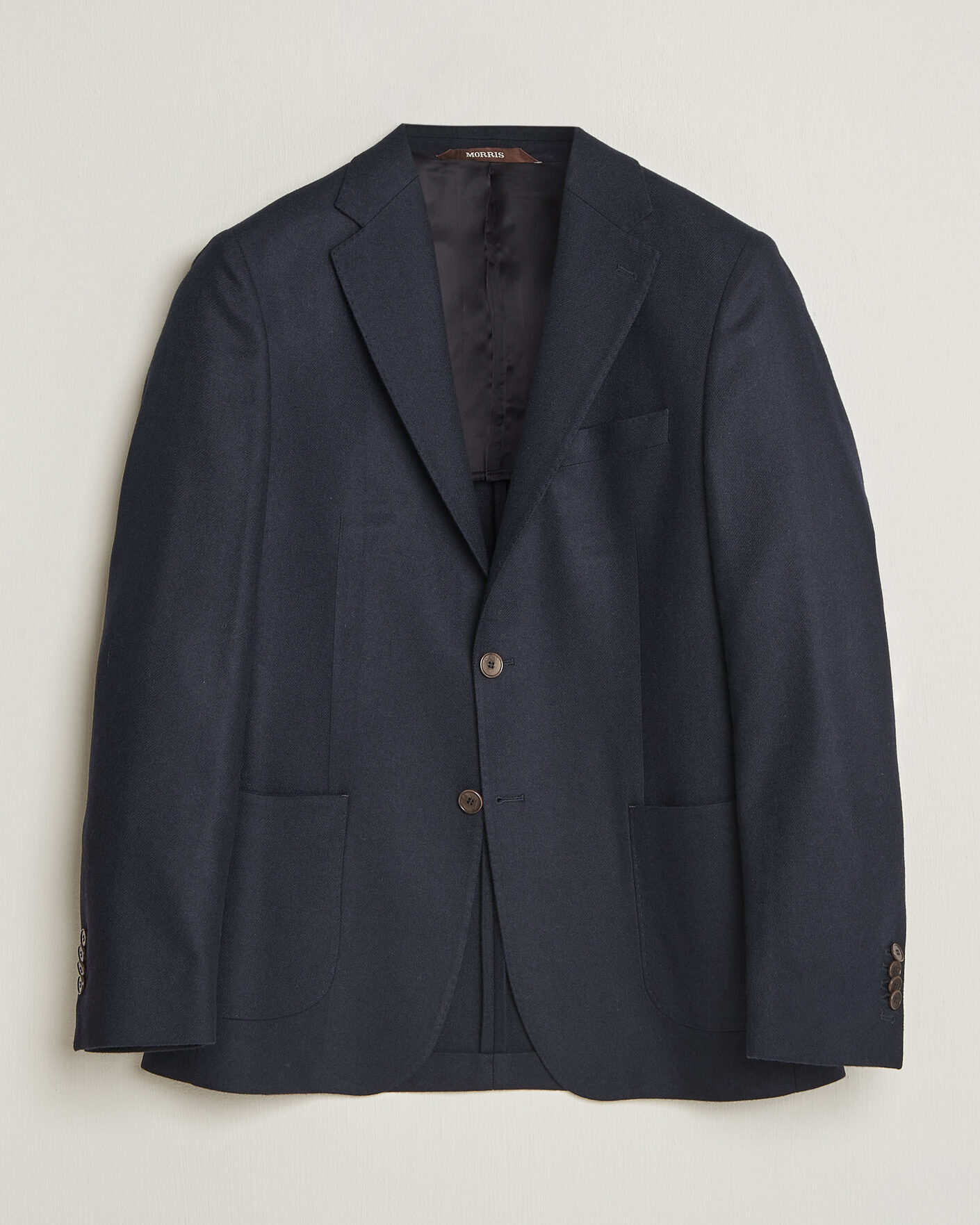 Uomini | Blazers | Morris | Flannel Suit Blazer Navy