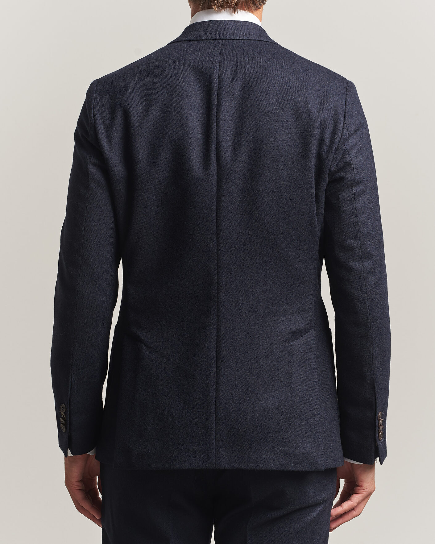 Uomini | Blazers | Morris | Flannel Suit Blazer Navy