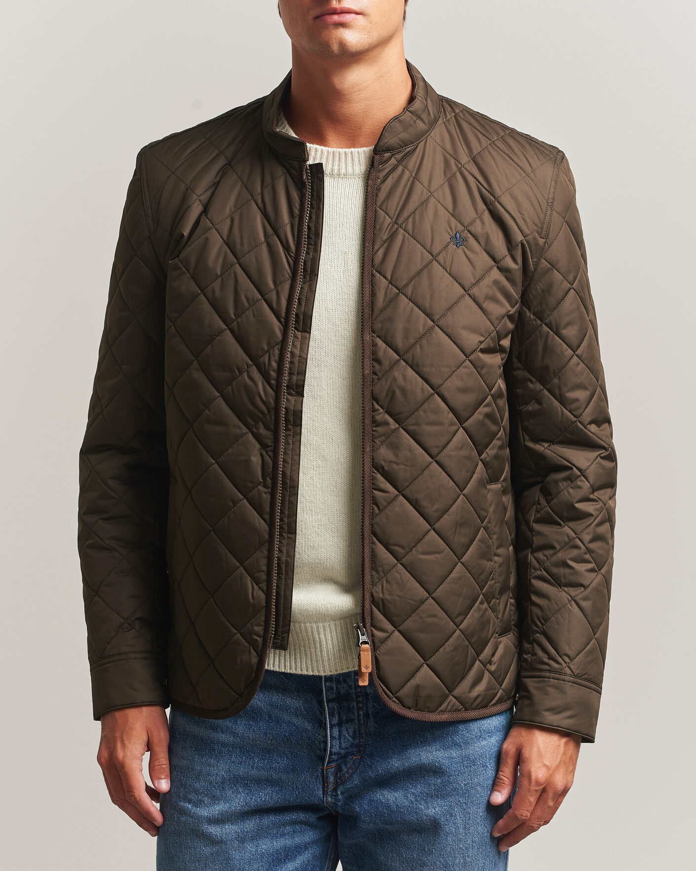 Uomini | Giacche | Morris | Teddy Quilted Jacket Brown