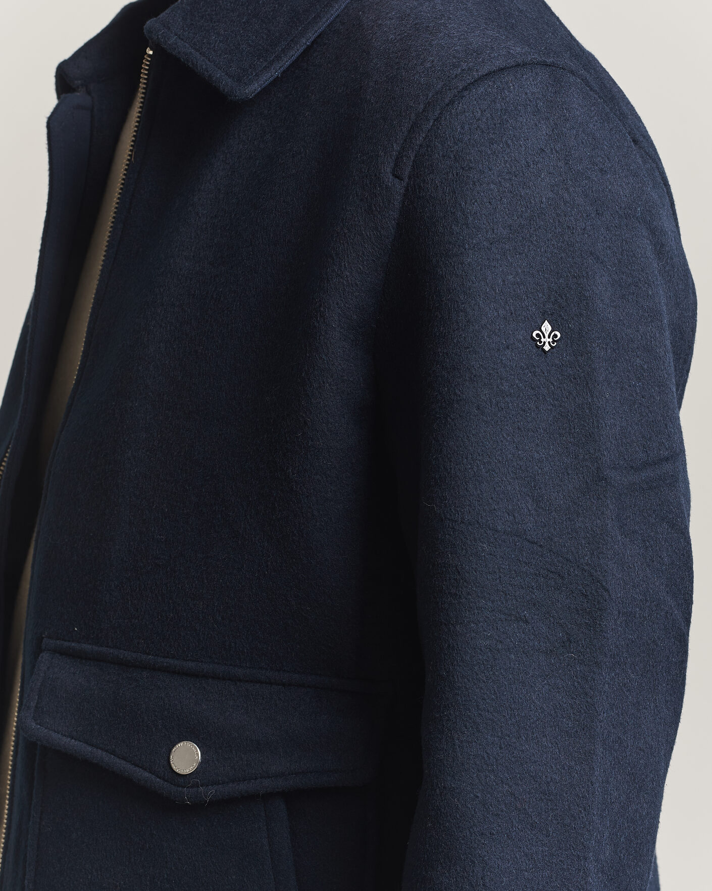Uomini | Giacche | Morris | Wallace Wool Jacket Blue